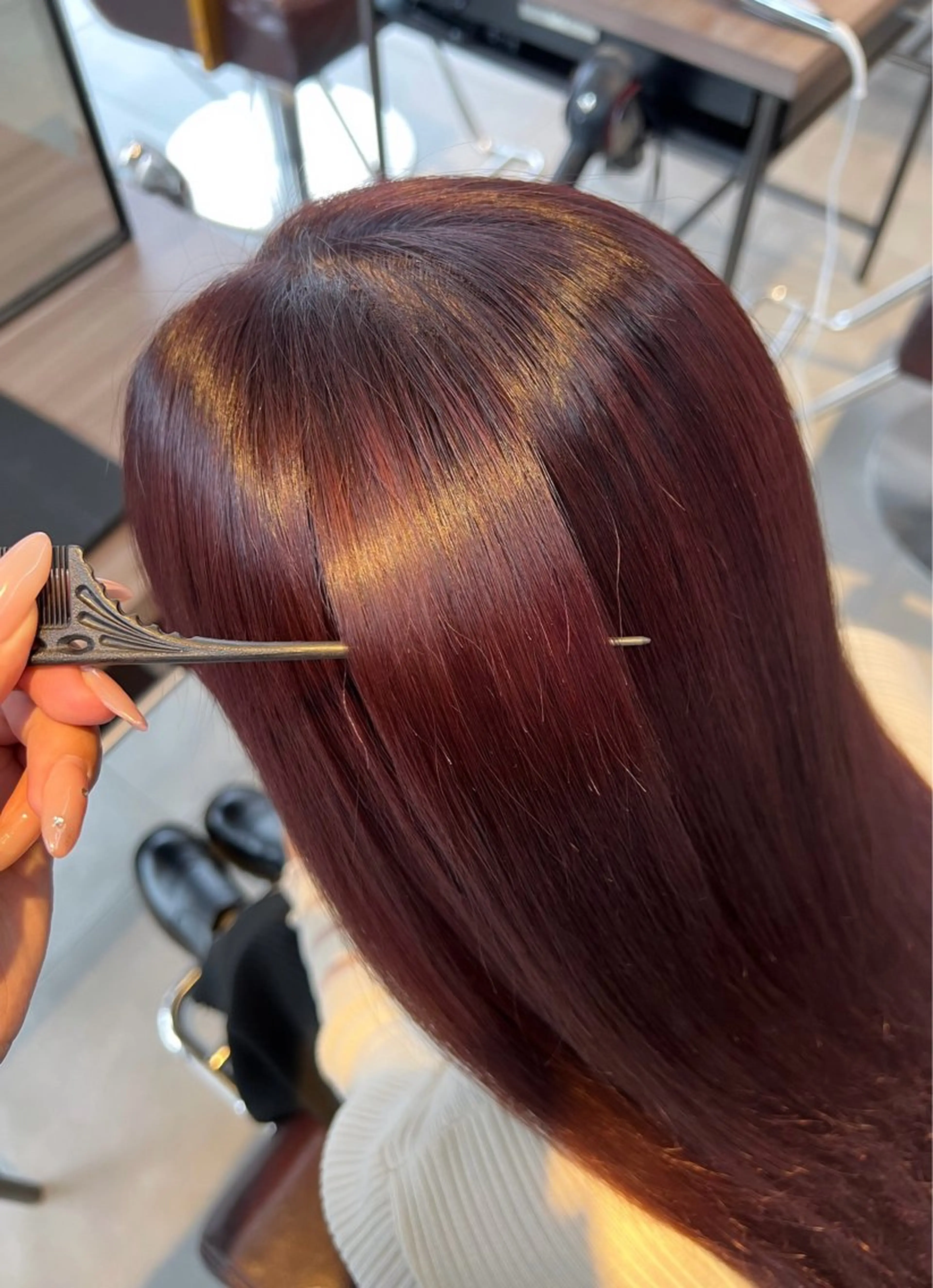 ロング ヘアカラー Kako🫧⭐️ アシスタント/モデルのヘアスタイル