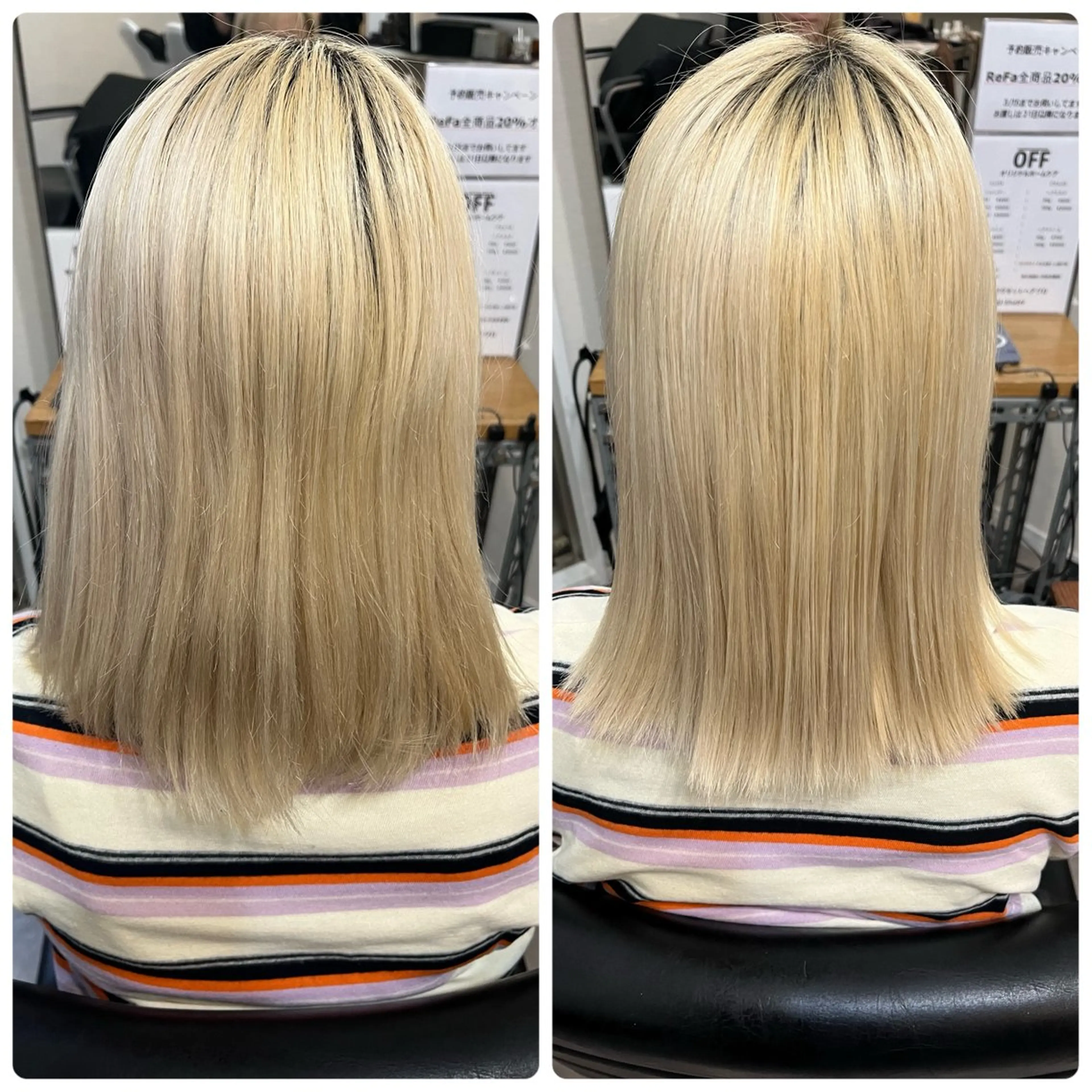 ミディアム カット トリートメント OFF YUYAのヘアスタイル