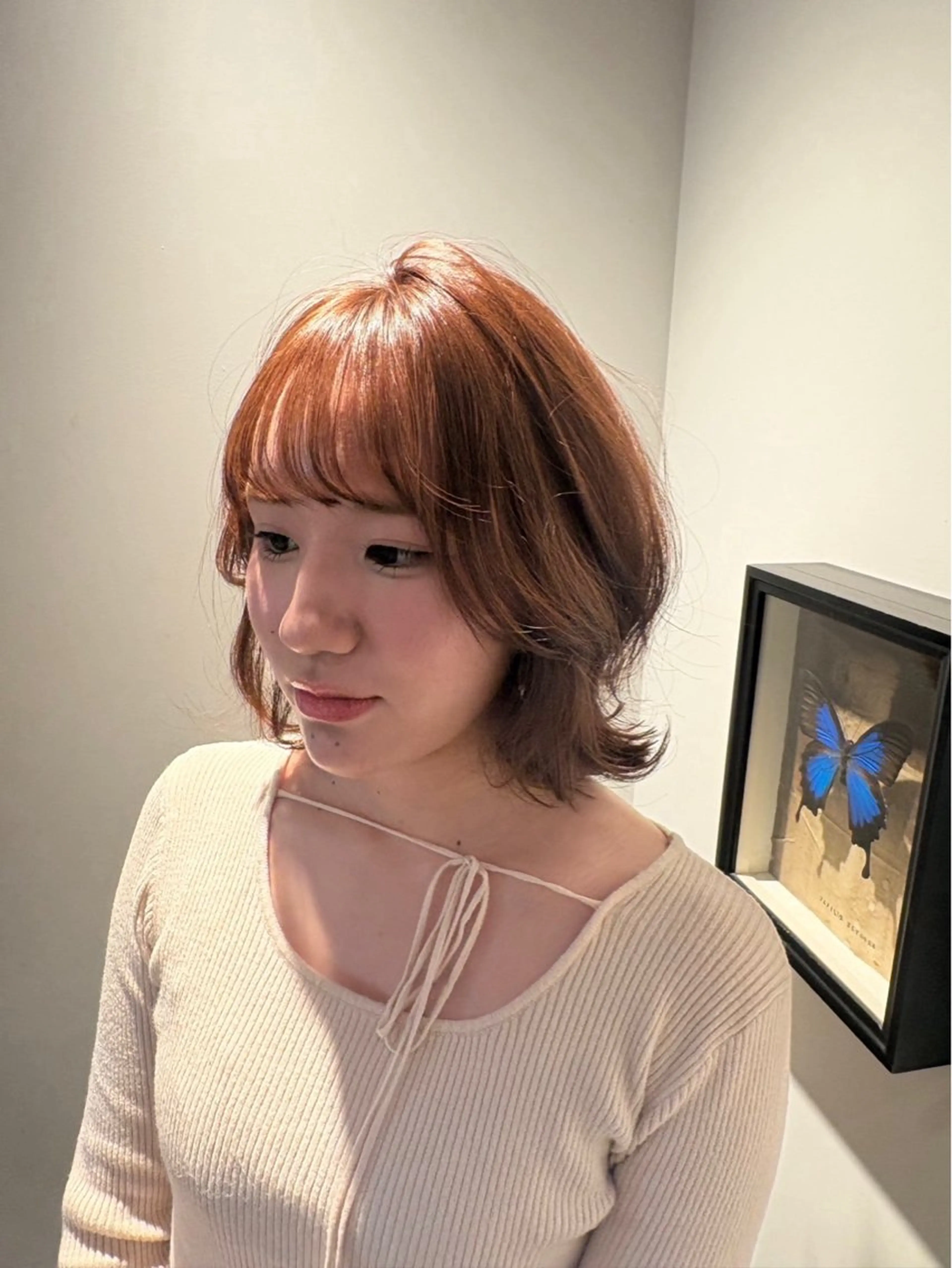 カット＋シングルカラー 🎀の写真