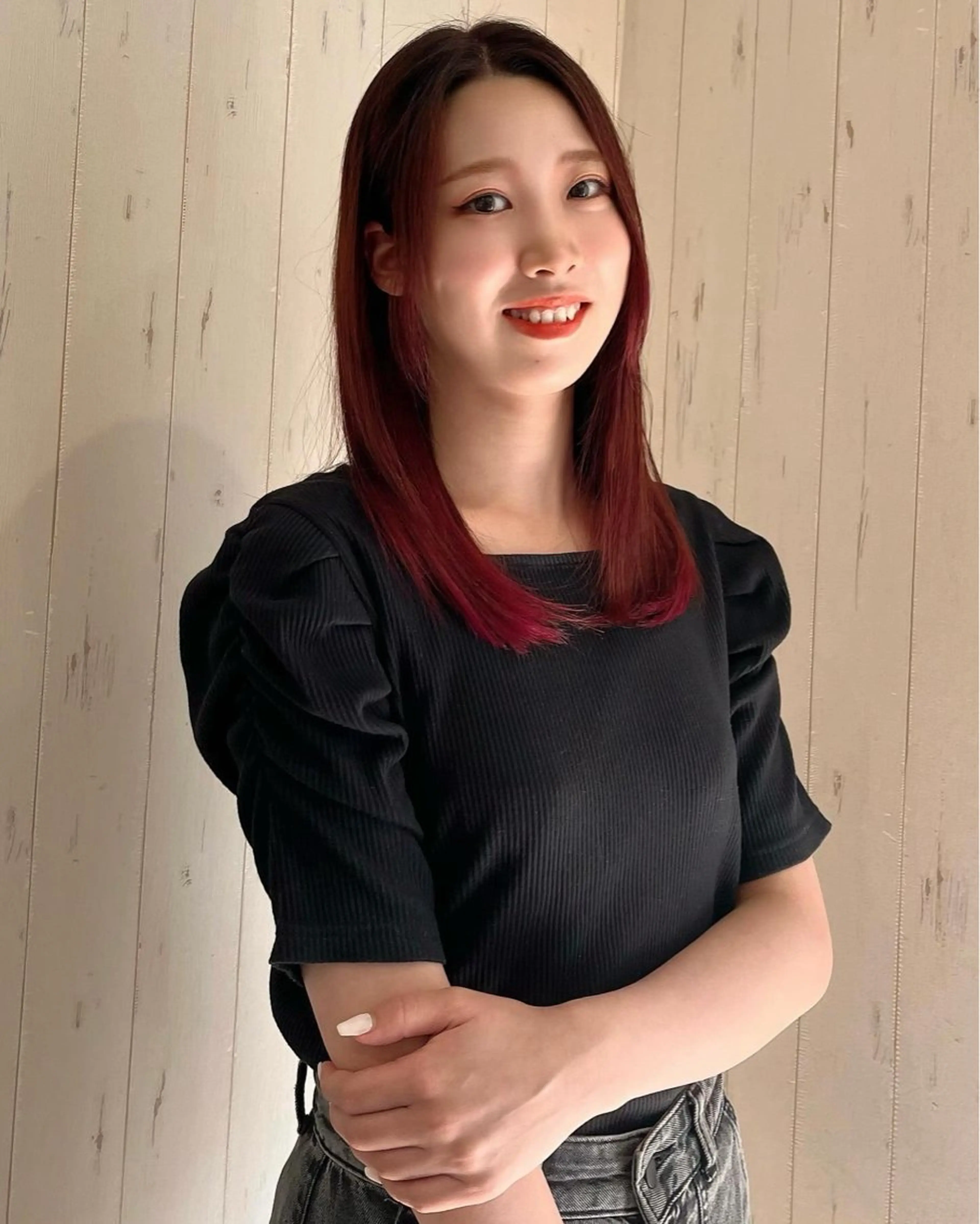 ロング トリートメント カット ヘアカラー 石井 良典のヘアスタイル