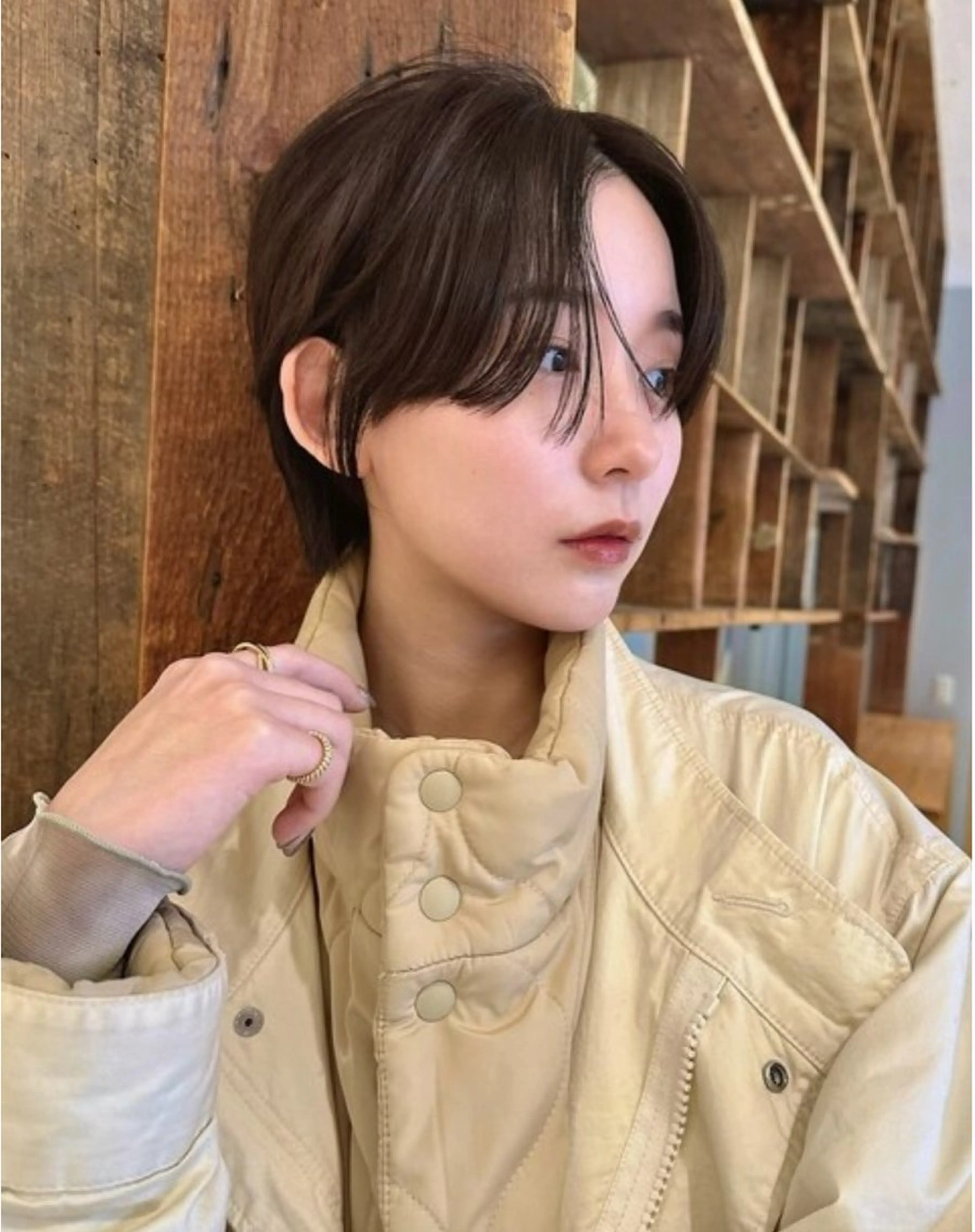 ショート 似合わせショート 森岡俊亮のヘアスタイル