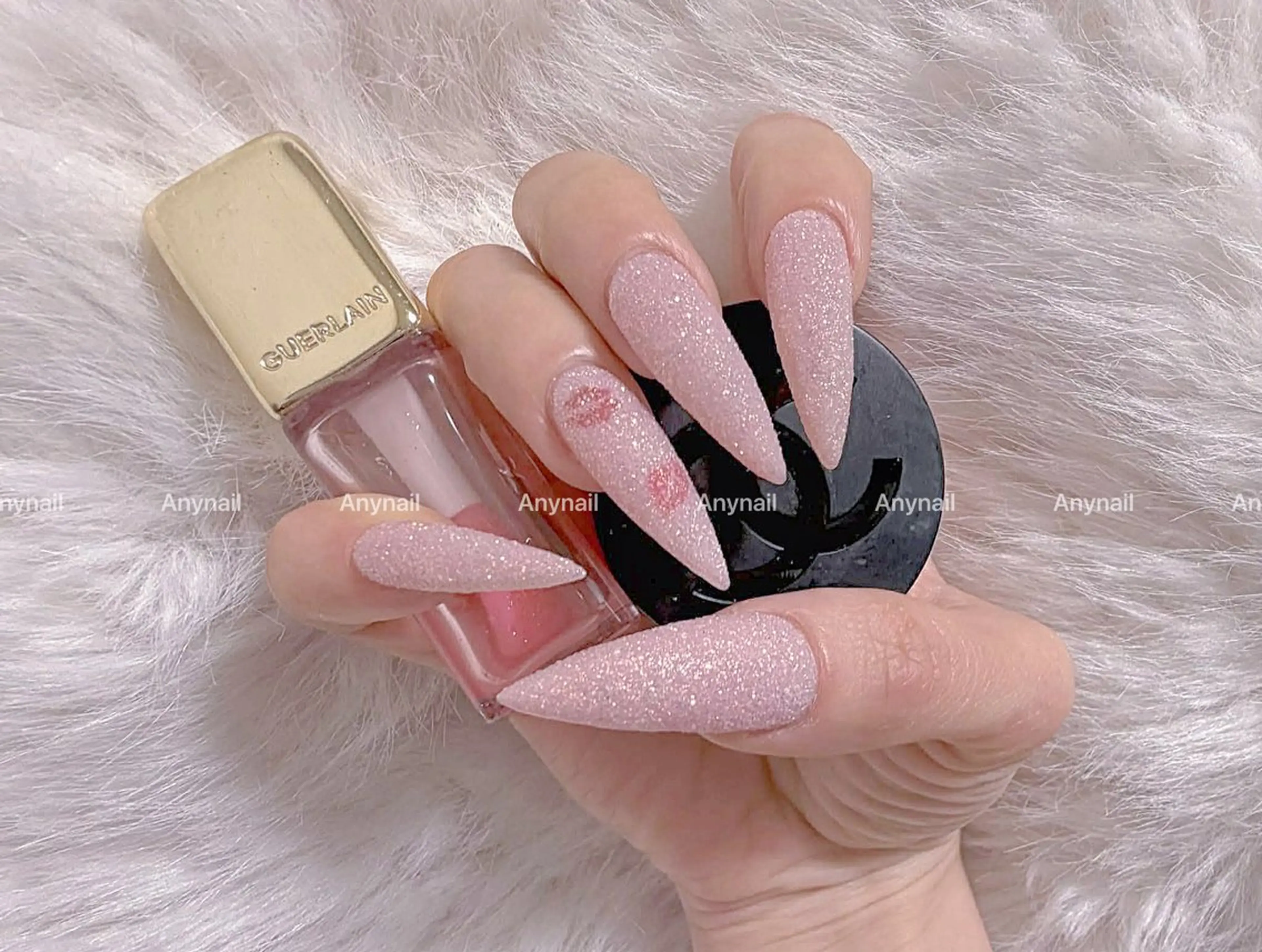 ネイル チークネイル 長さ出し フレンチネイル ジェルネイル 韓国ネイル ハンドネイル Any nail新大久保店のネイルデザイン