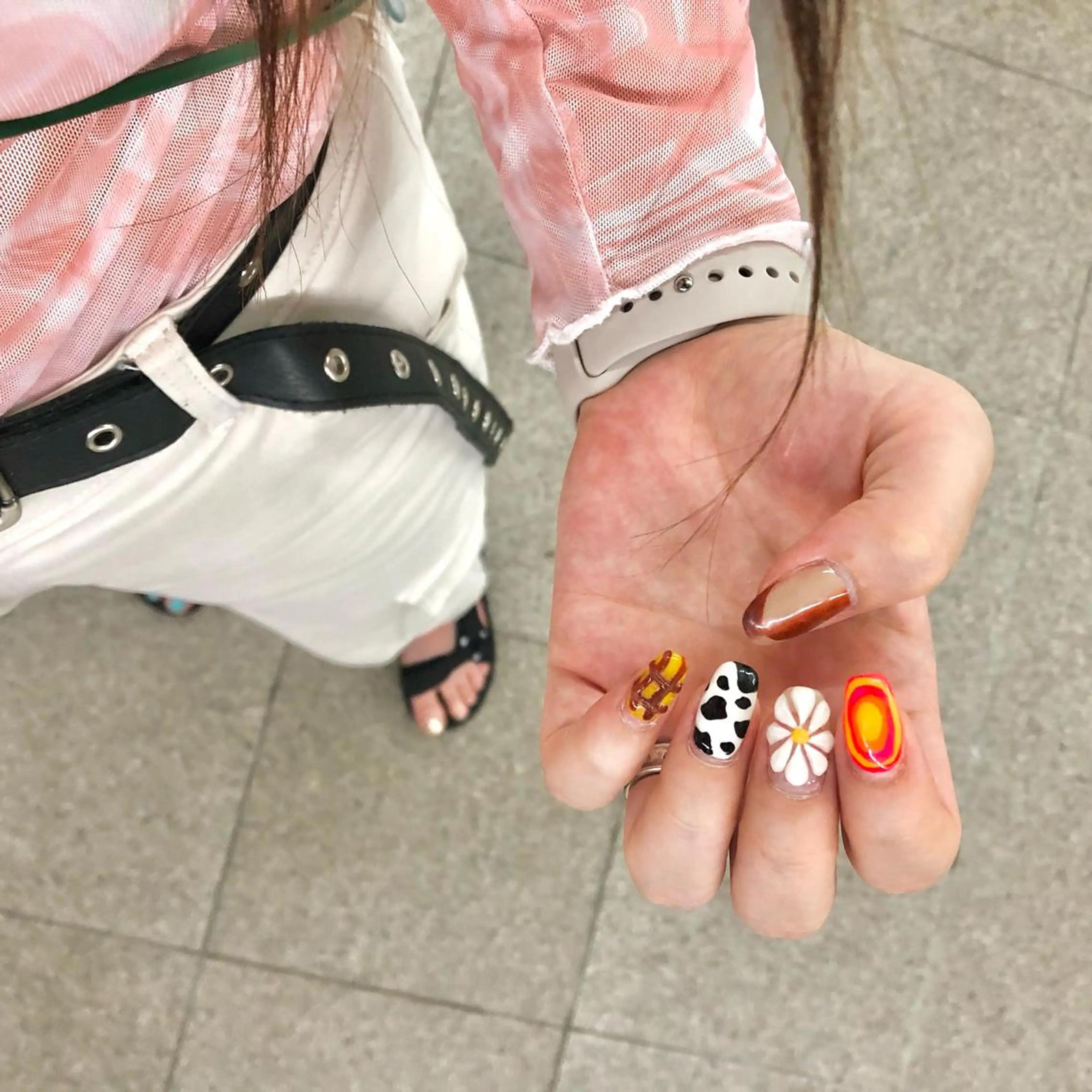 ショート カラー ネイル 🦋Kiyomi. 🦋のネイルデザイン