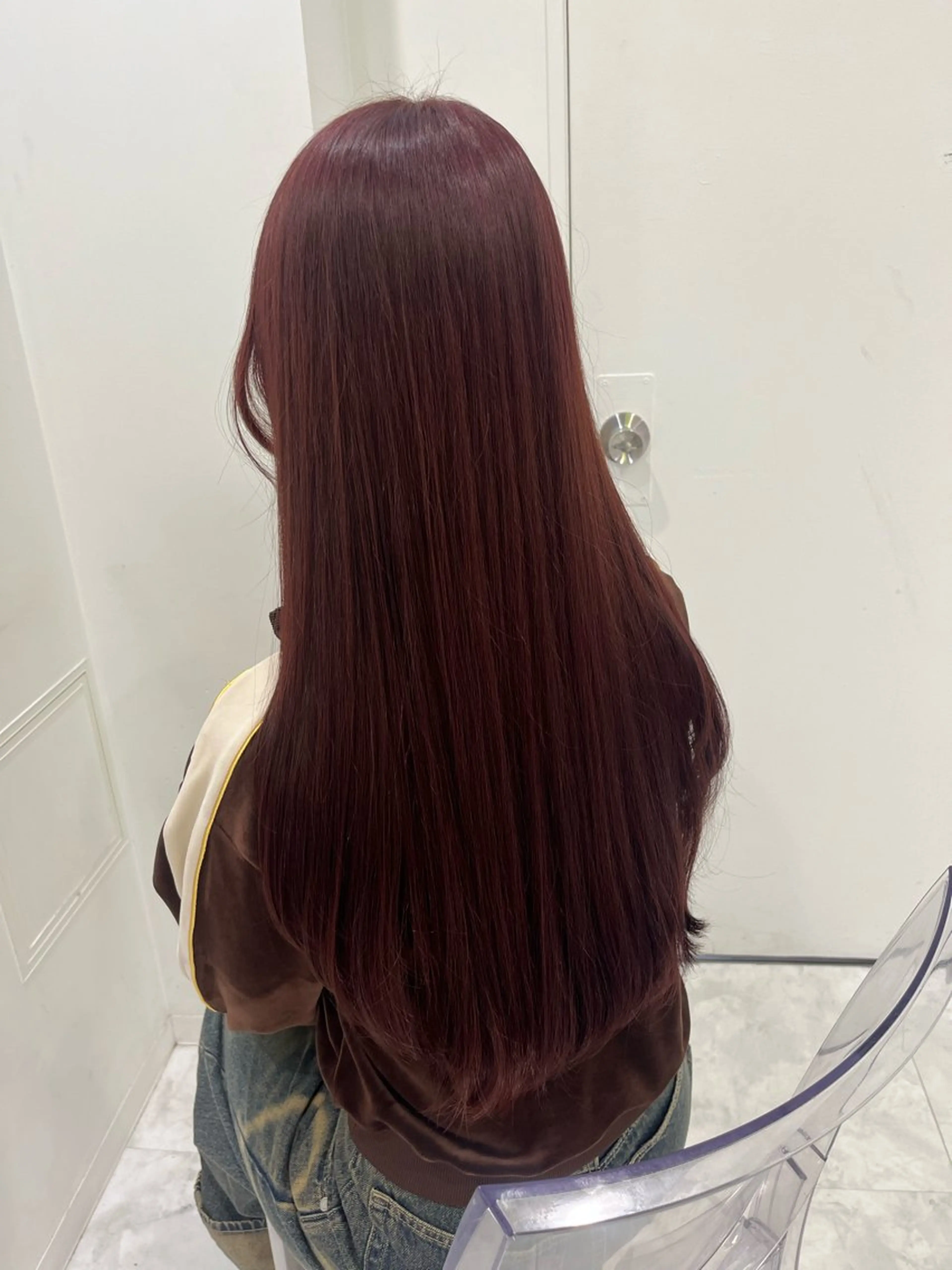 ロング カラー ガーリー♡女の子っぽ ヘア♡ピンクカラー♡のヘアスタイル