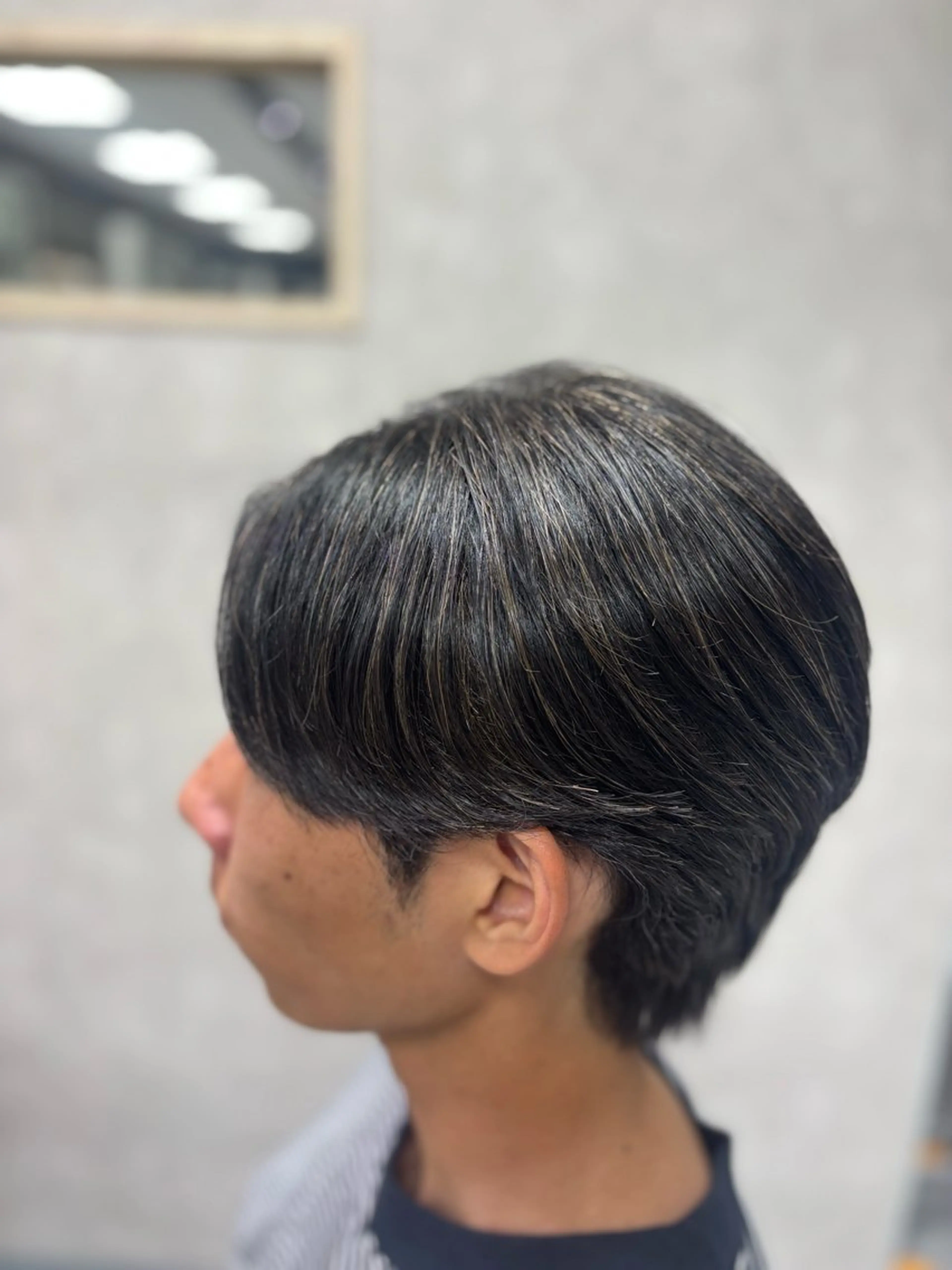 ショート メンズ 縮毛矯正 トリートメント メンズ特化韓国風 パーマスタイル/りんのヘアスタイル