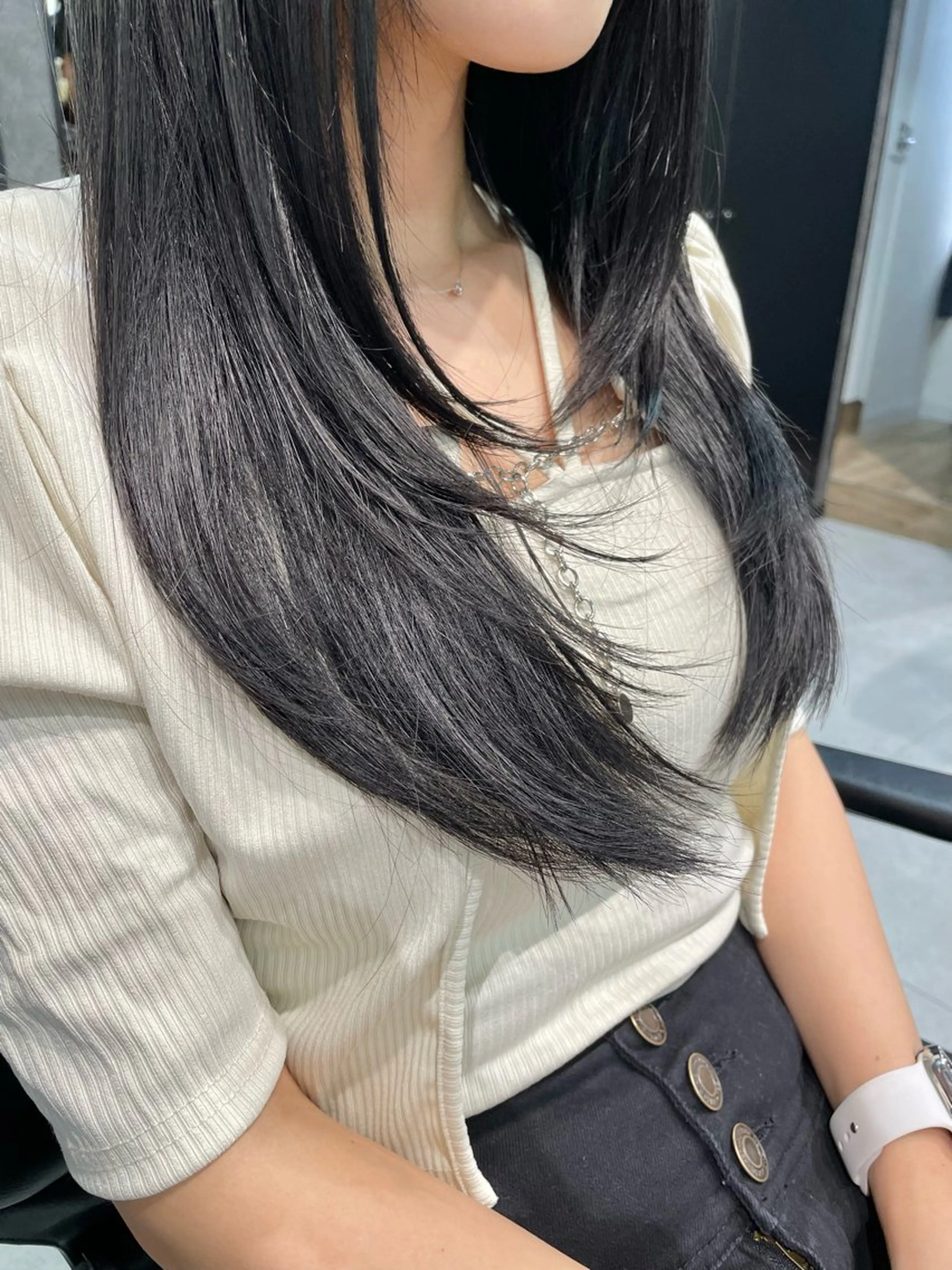 ロング カラー ブリーチ ダブルカラー ブリーチなしカラー 髪質改善 レイヤーカット カット ヘアカラー トリートメント ✨横須賀髪質改善✨️ 加藤 百音のヘアスタイル