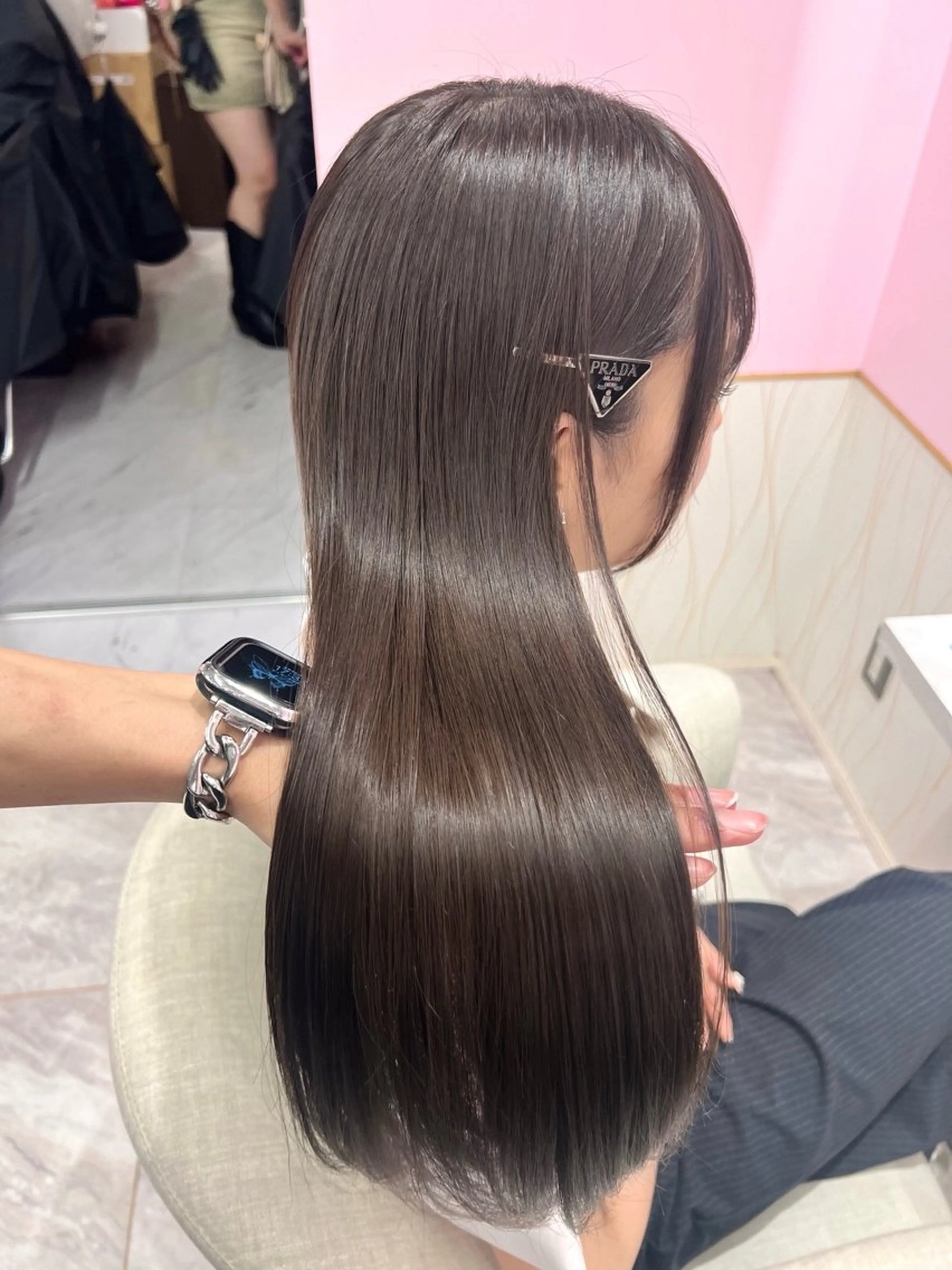 ロング 韓国/縮毛矯正/ カンタのヘアスタイル