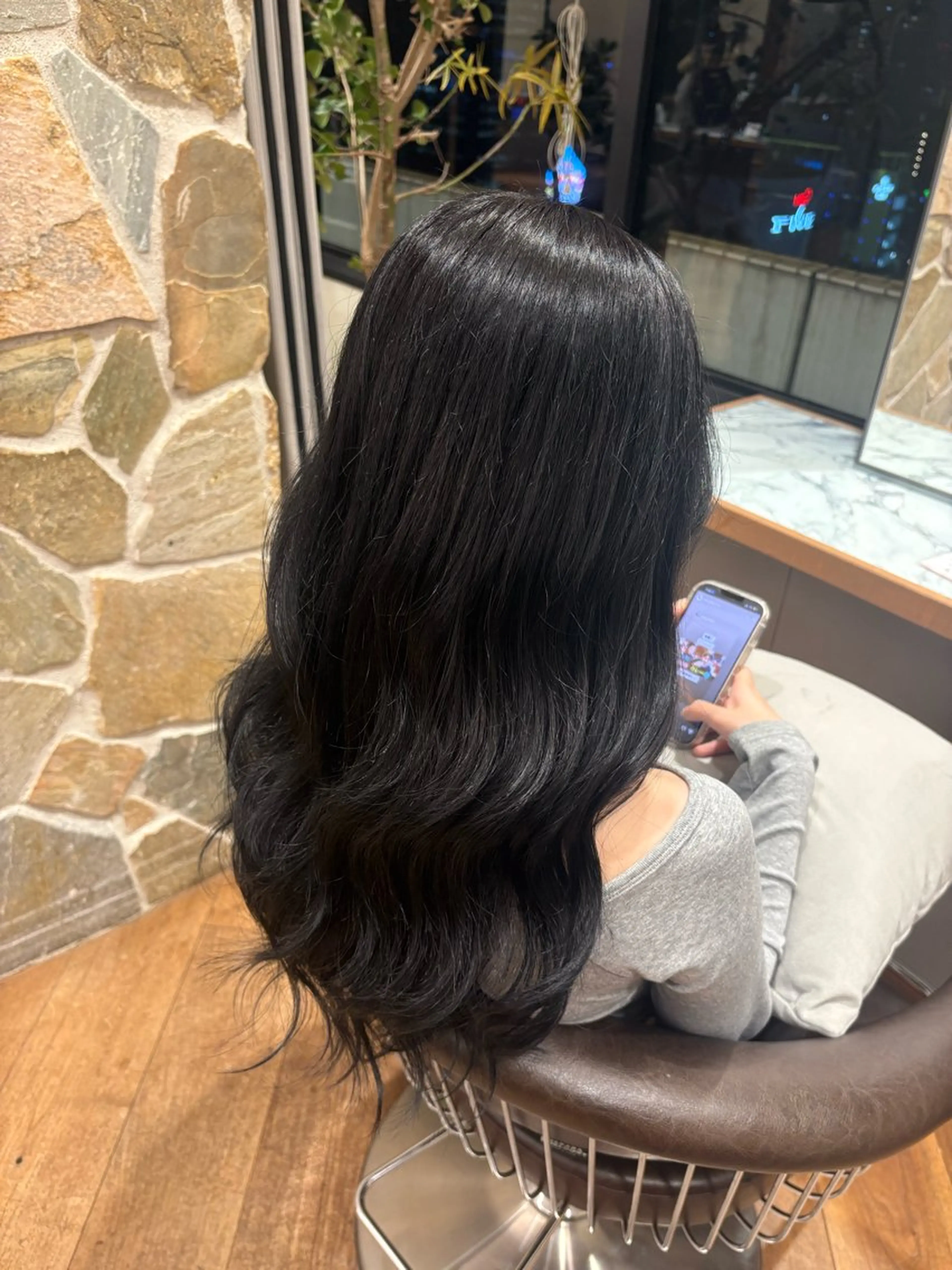 ロング カラー 梅田/カラーモデル/ ヘアセットkanonのヘアスタイル