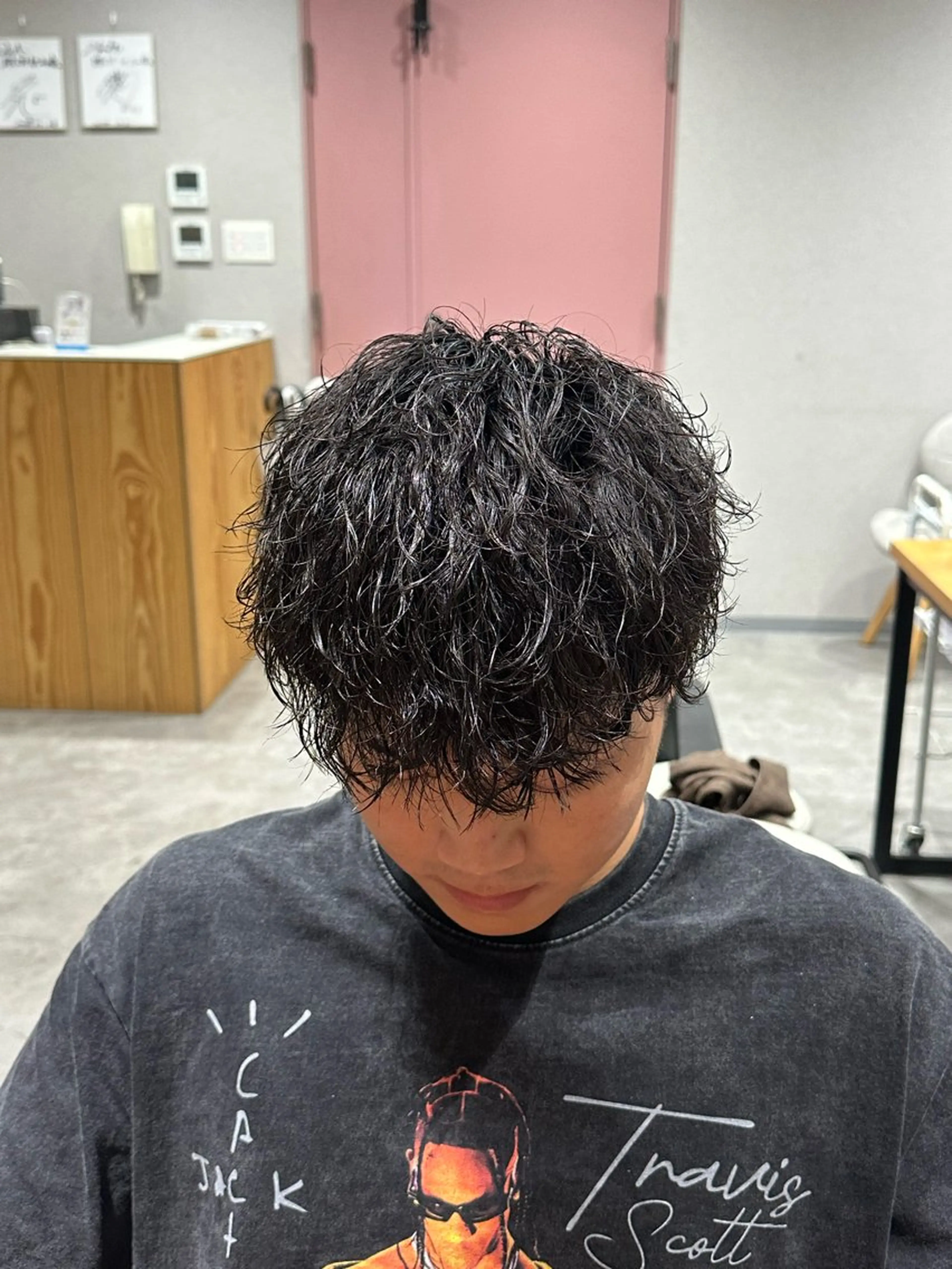 メンズ メンズパーマ カット パーマ BTECHbyZen所属・メンズ特化型 美容師[福永一世]のヘアスタイル