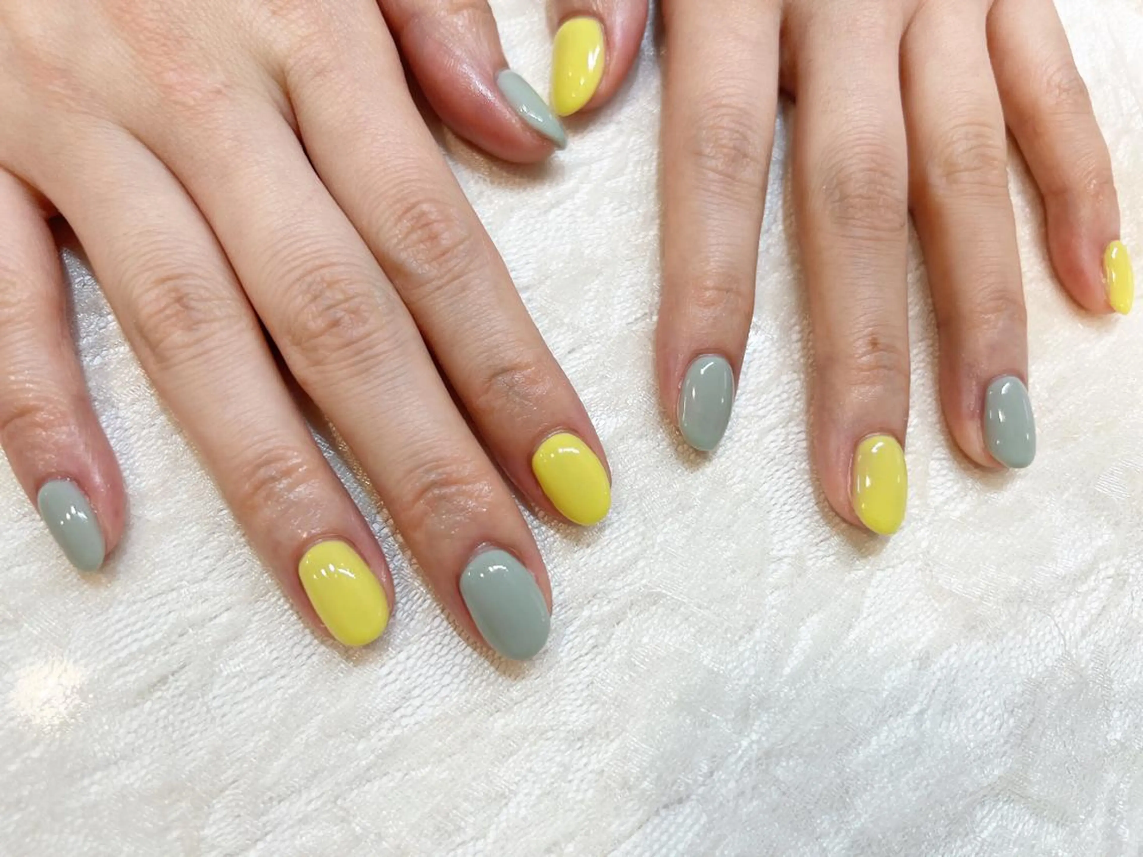 ネイル ワンカラーネイル 春ネイル nailist yuiのネイルデザイン