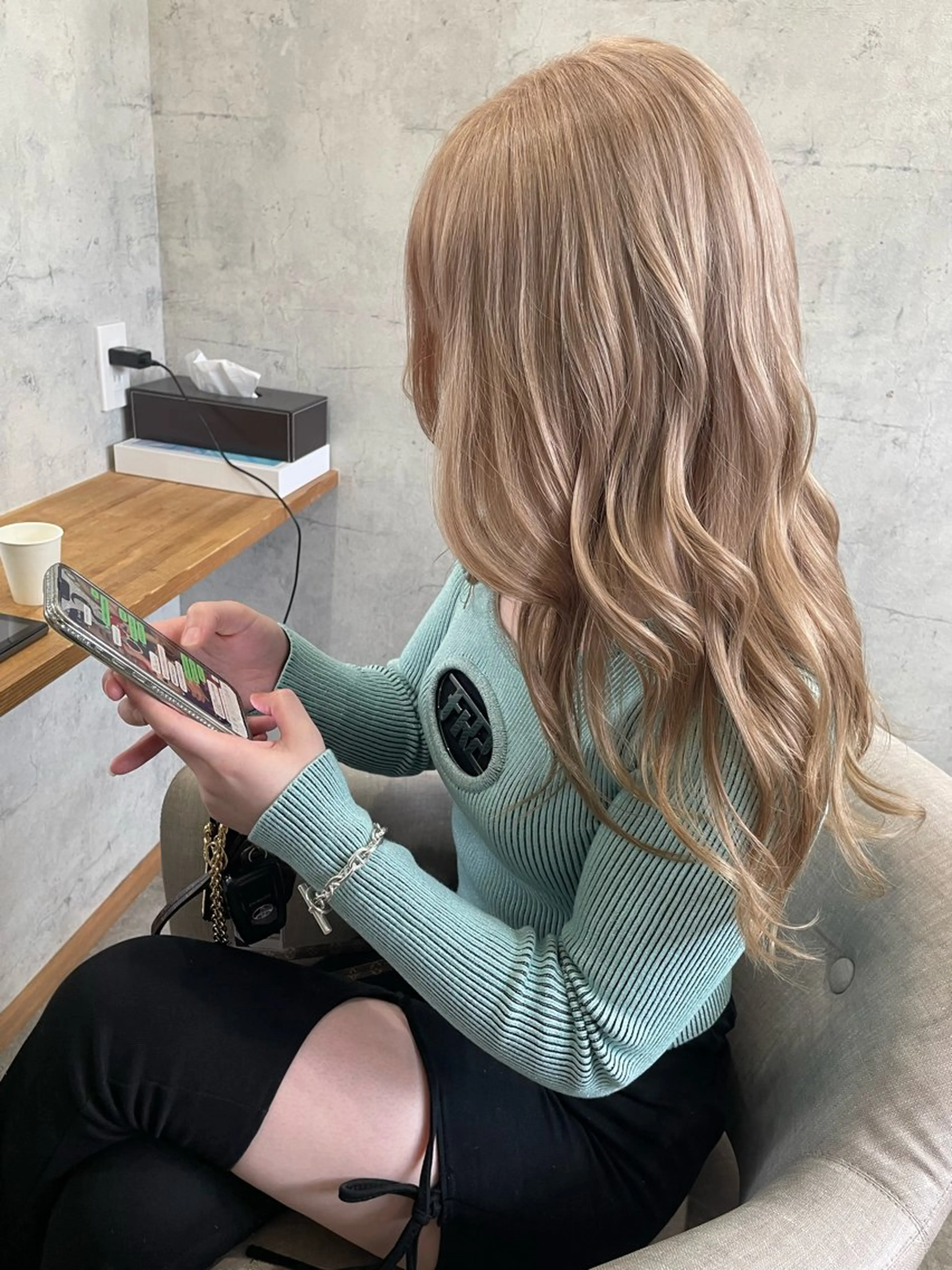 14000円💛全頭ケアブリーチオンカラー＋TOKIOベーストリートメント💛の写真