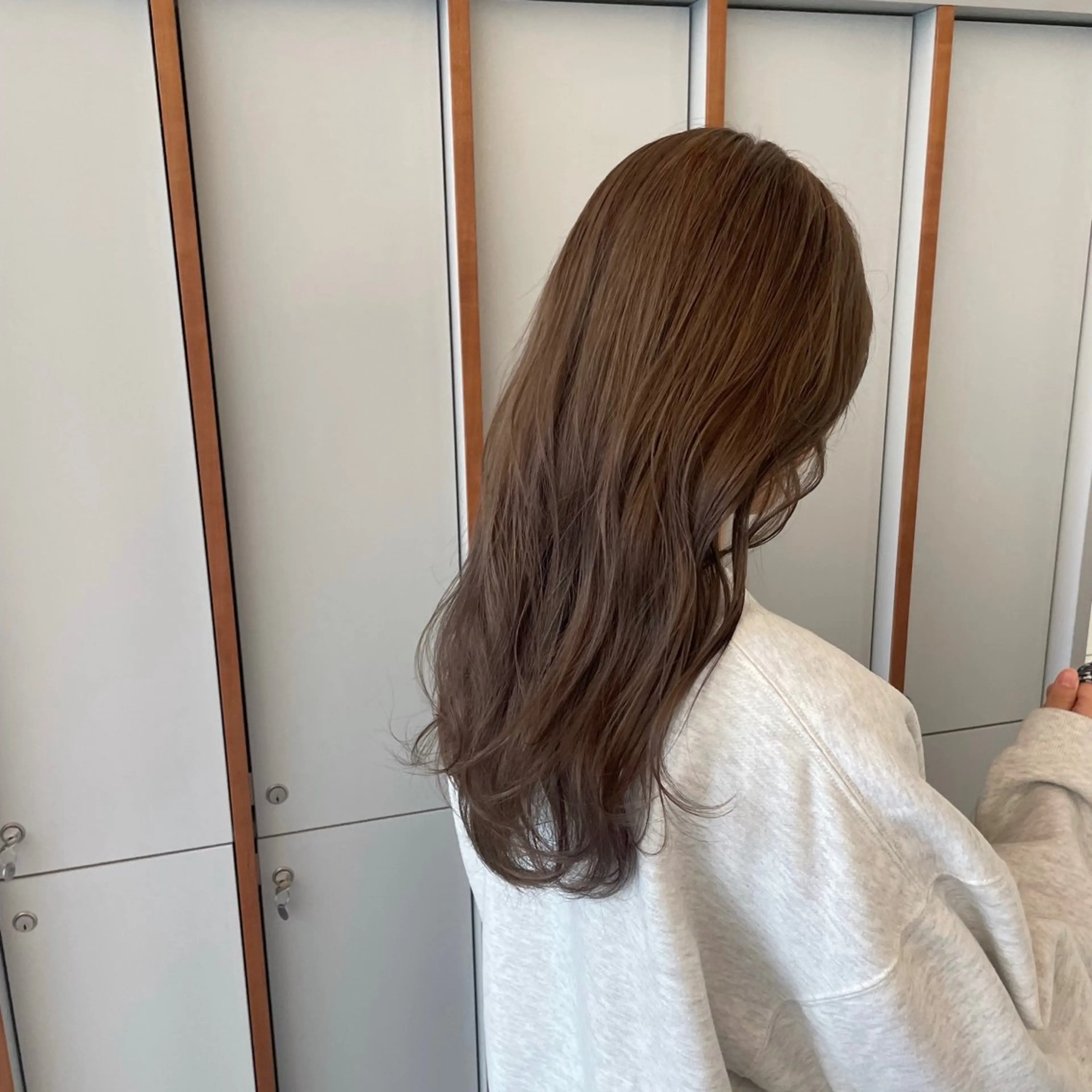 ロング カラー ベージュカラー ブリーチ 透明感カラー ダブルカラー ブリーチなしカラー ヘアカラー トリートメント 髪質改善カラー/ボブ 🌻Mutsumiのヘアスタイル