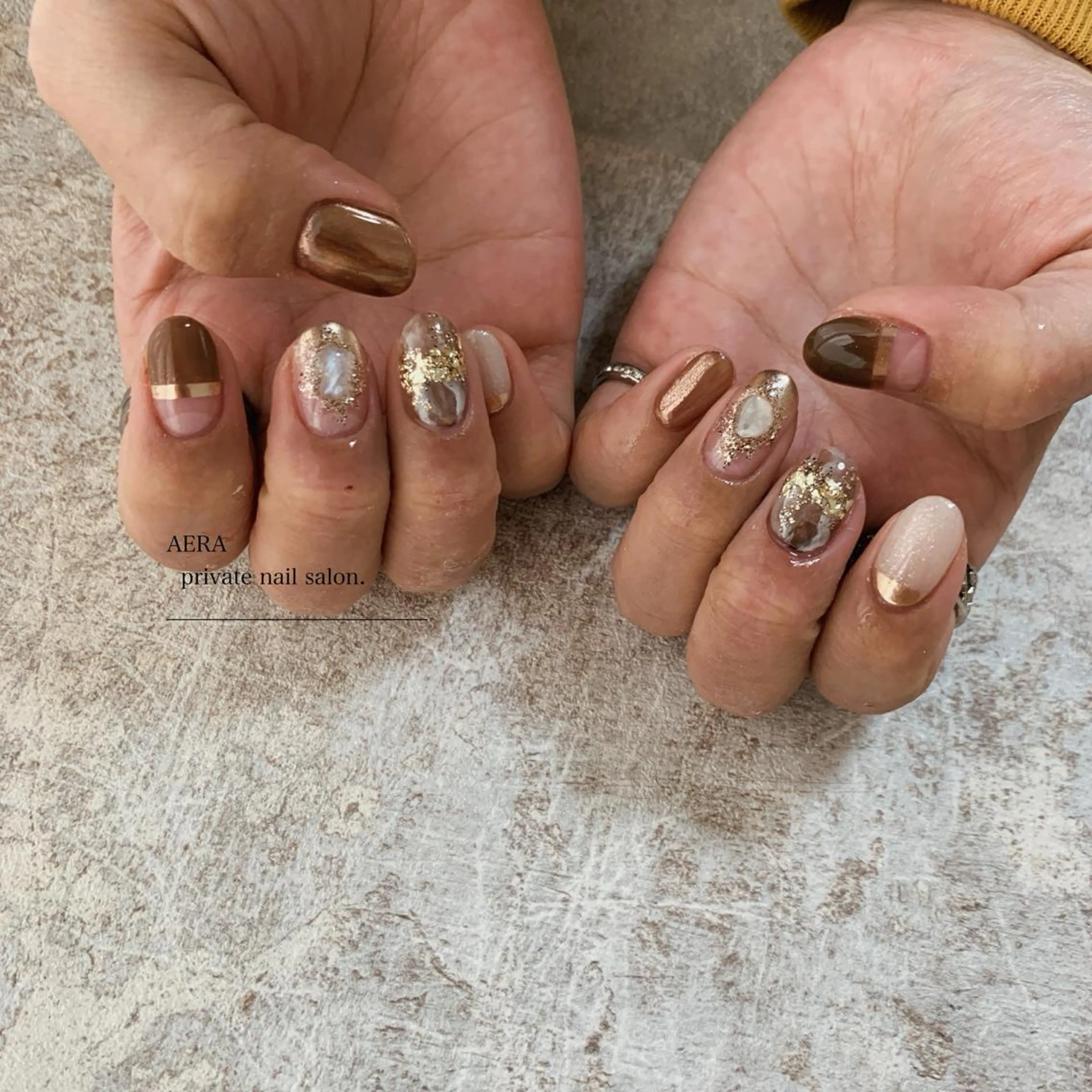 ネイル AERA nail shino🐱⸝꙳のネイルデザイン