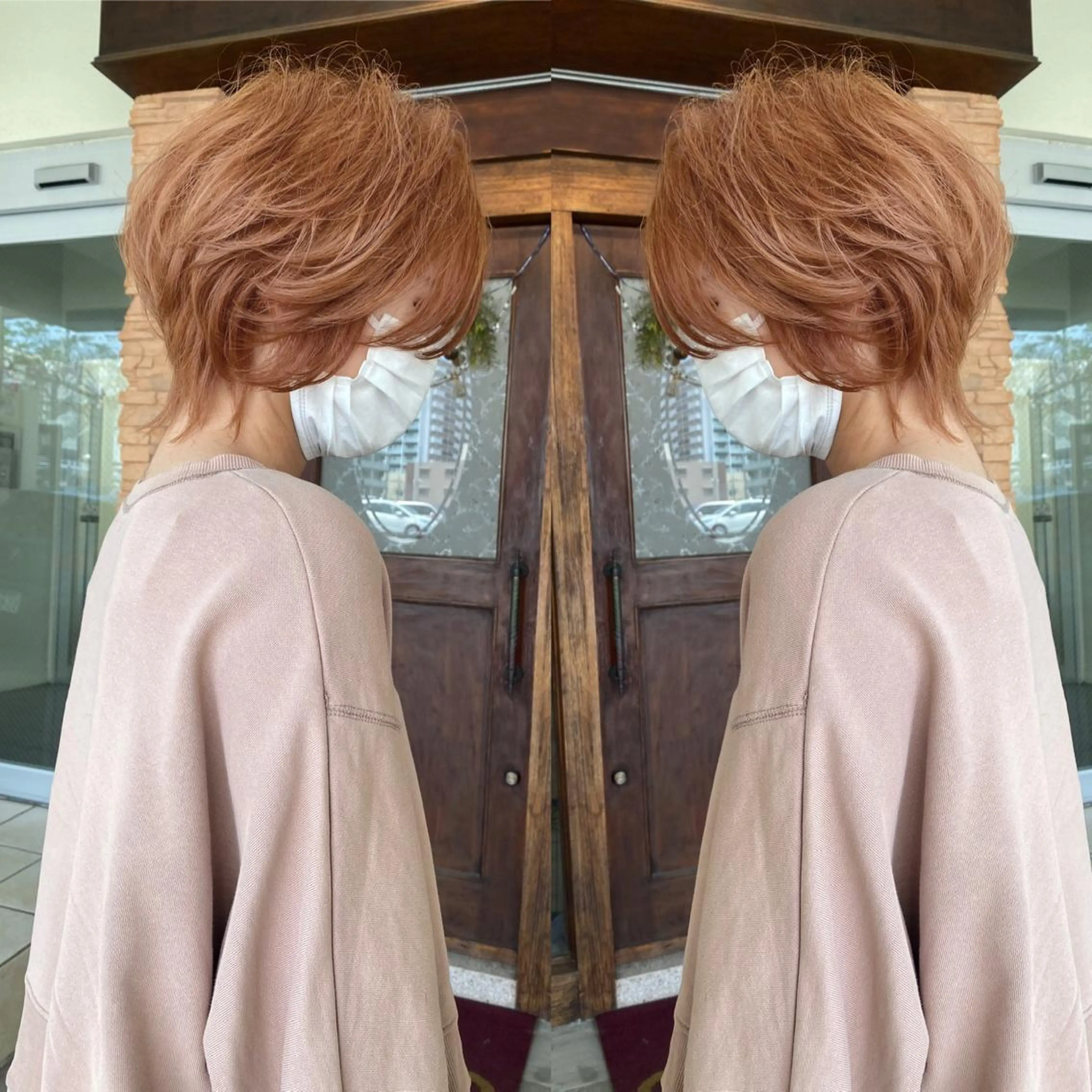 ショート カラー カット ヘアカラー grand juteのヘアスタイル