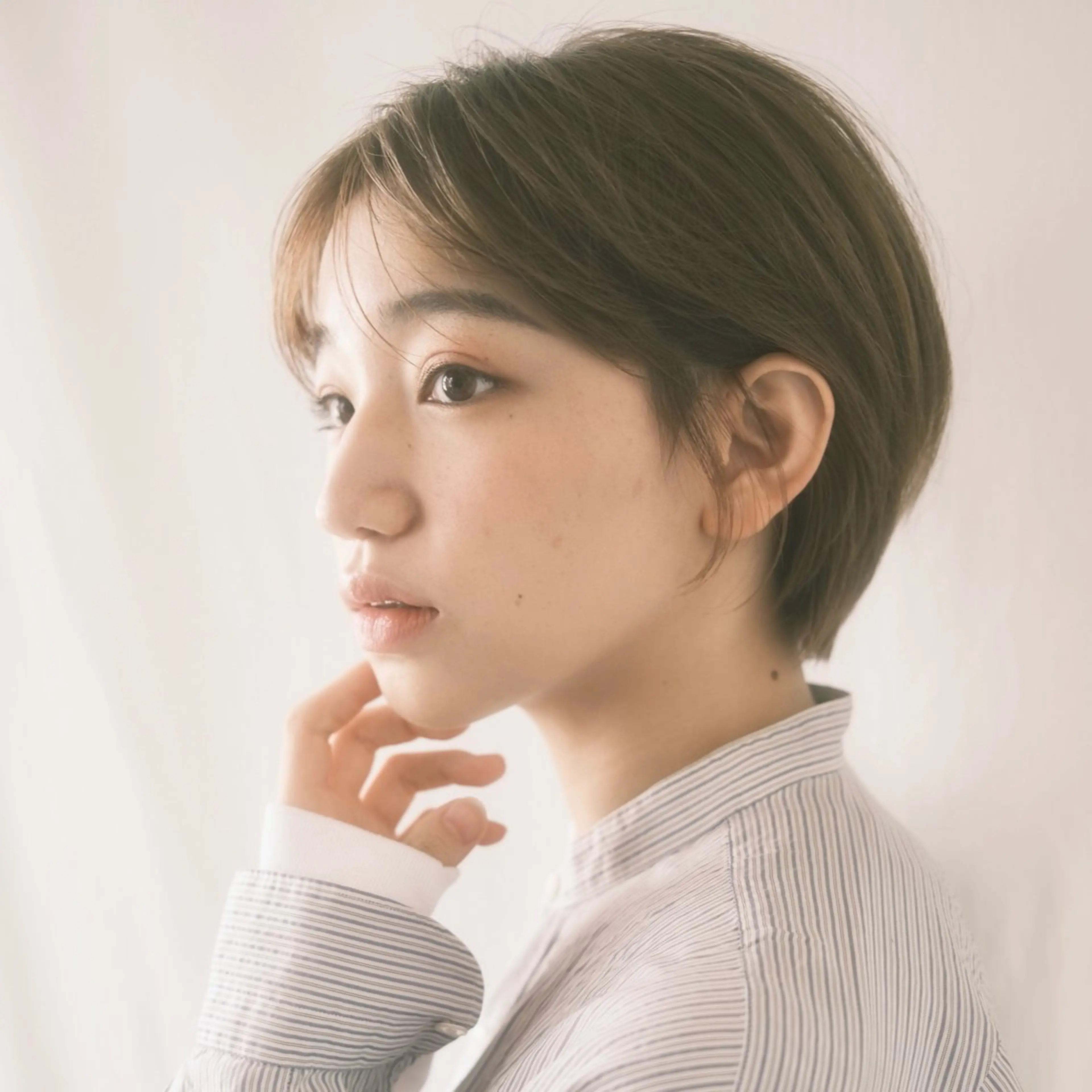 ショート カラー 丸みショート ショートヘア カット ヘアカラー トリートメント ショートボブ髪質改善 縮毛矯正のプロ山道潤のヘアスタイル