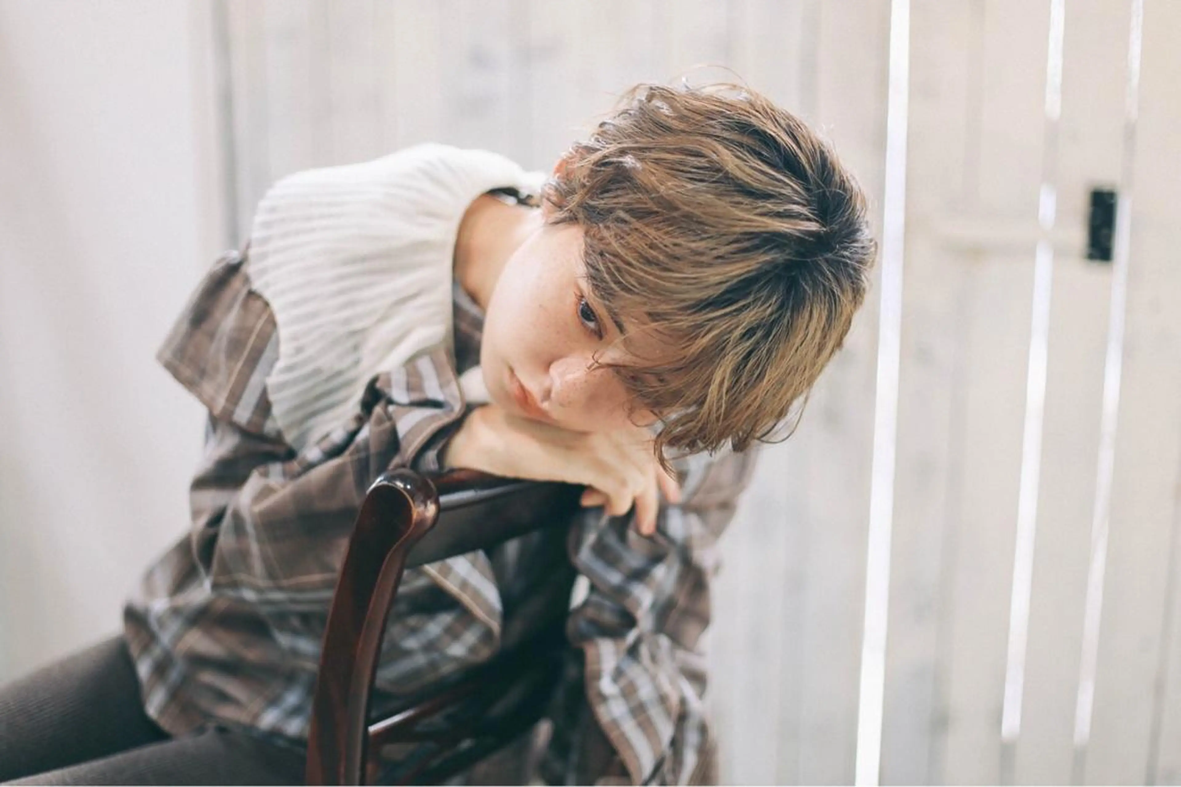 ショート カラー ヘアカラー トリートメント 韓国ヘア ♡tomimaのヘアスタイル