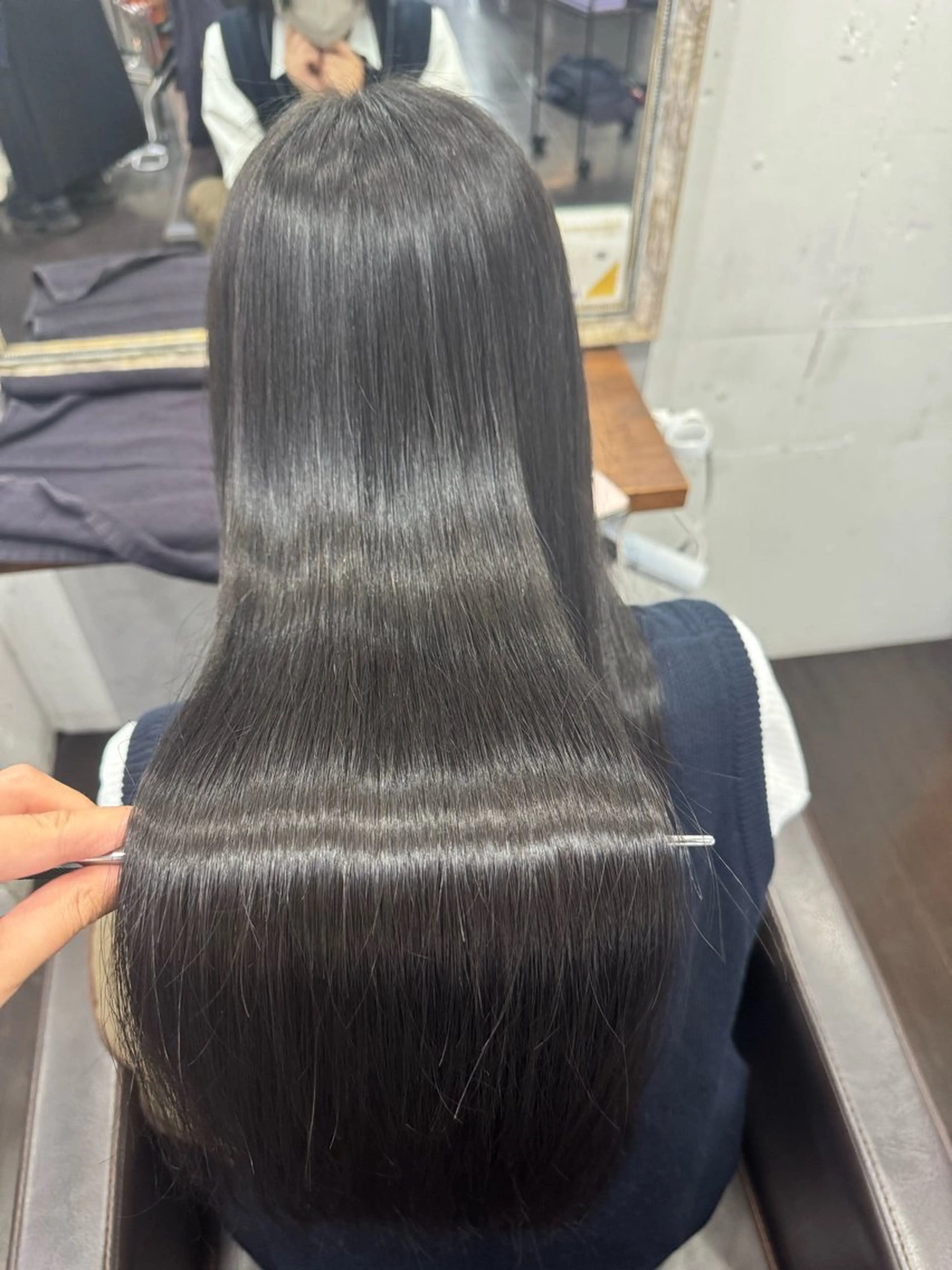 ロング 髪質改善 トリートメント カット 縮毛矯正 🌷名駅/髪質改善 ヘアセット/モネ🌷のヘアスタイル