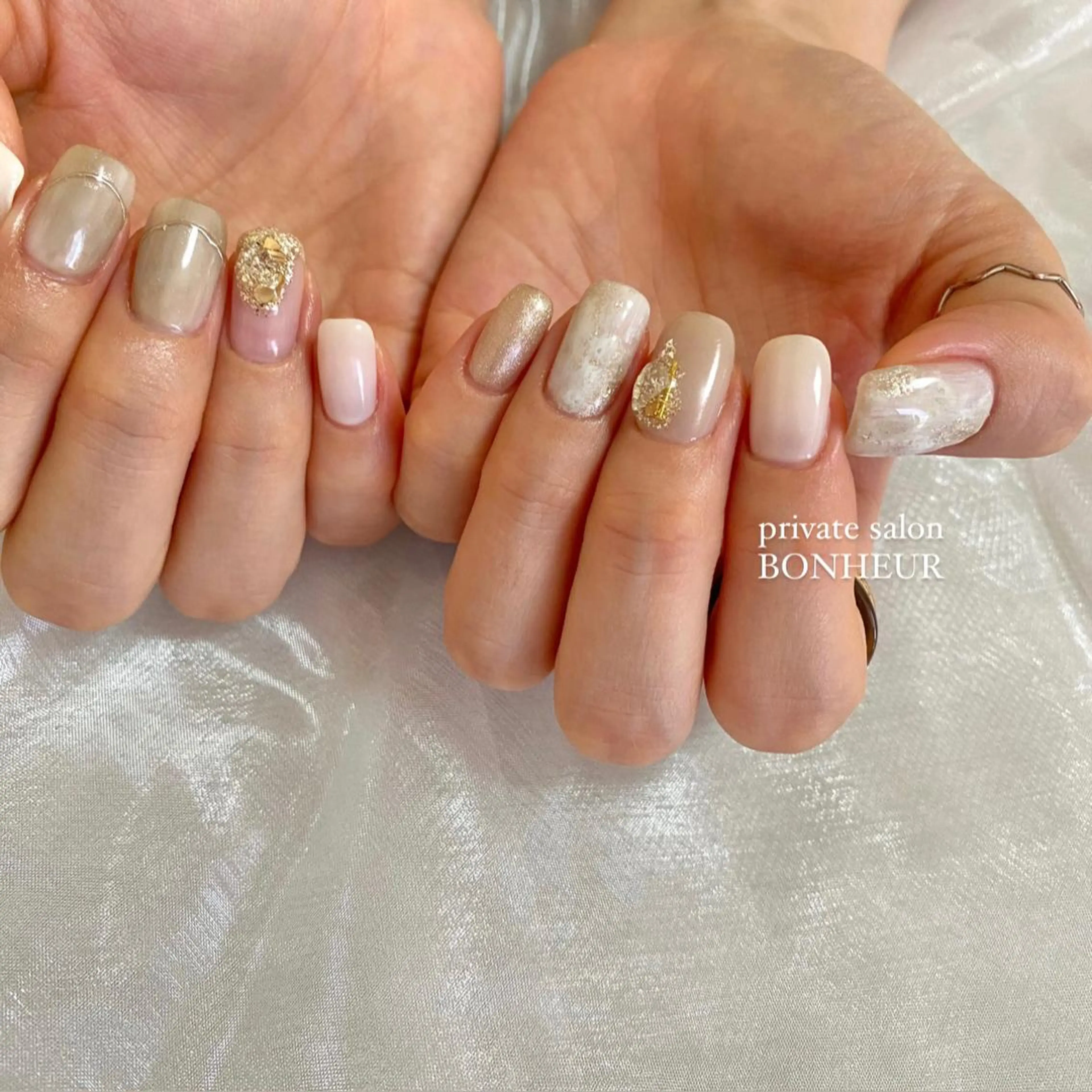 ネイル ハンドネイル BONHEUR Annaのネイルデザイン