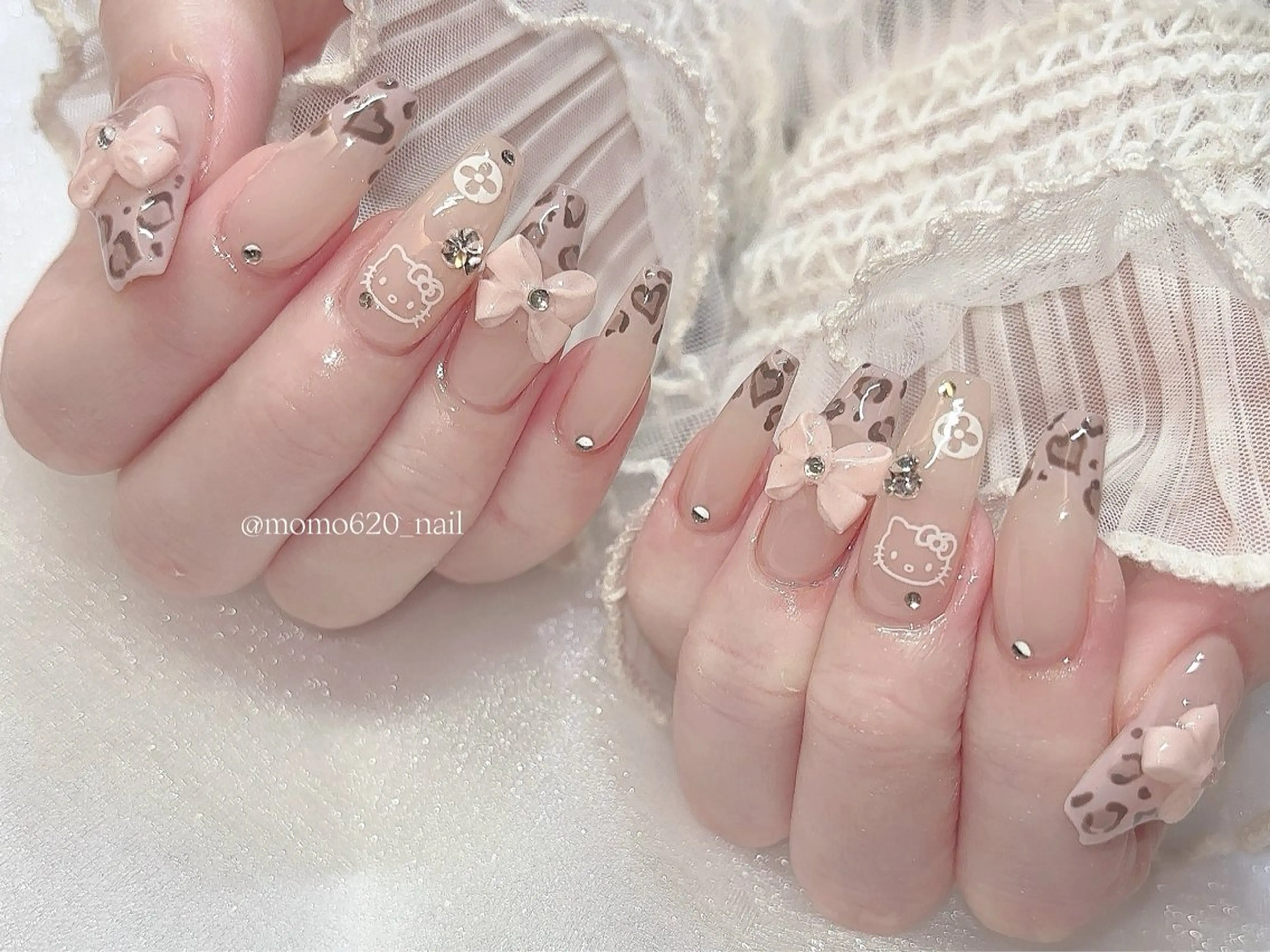 ネイル ハンドネイル フットネイル Nail salon Hemiy所属・momoka🤍 四ツ橋のネイルデザイン