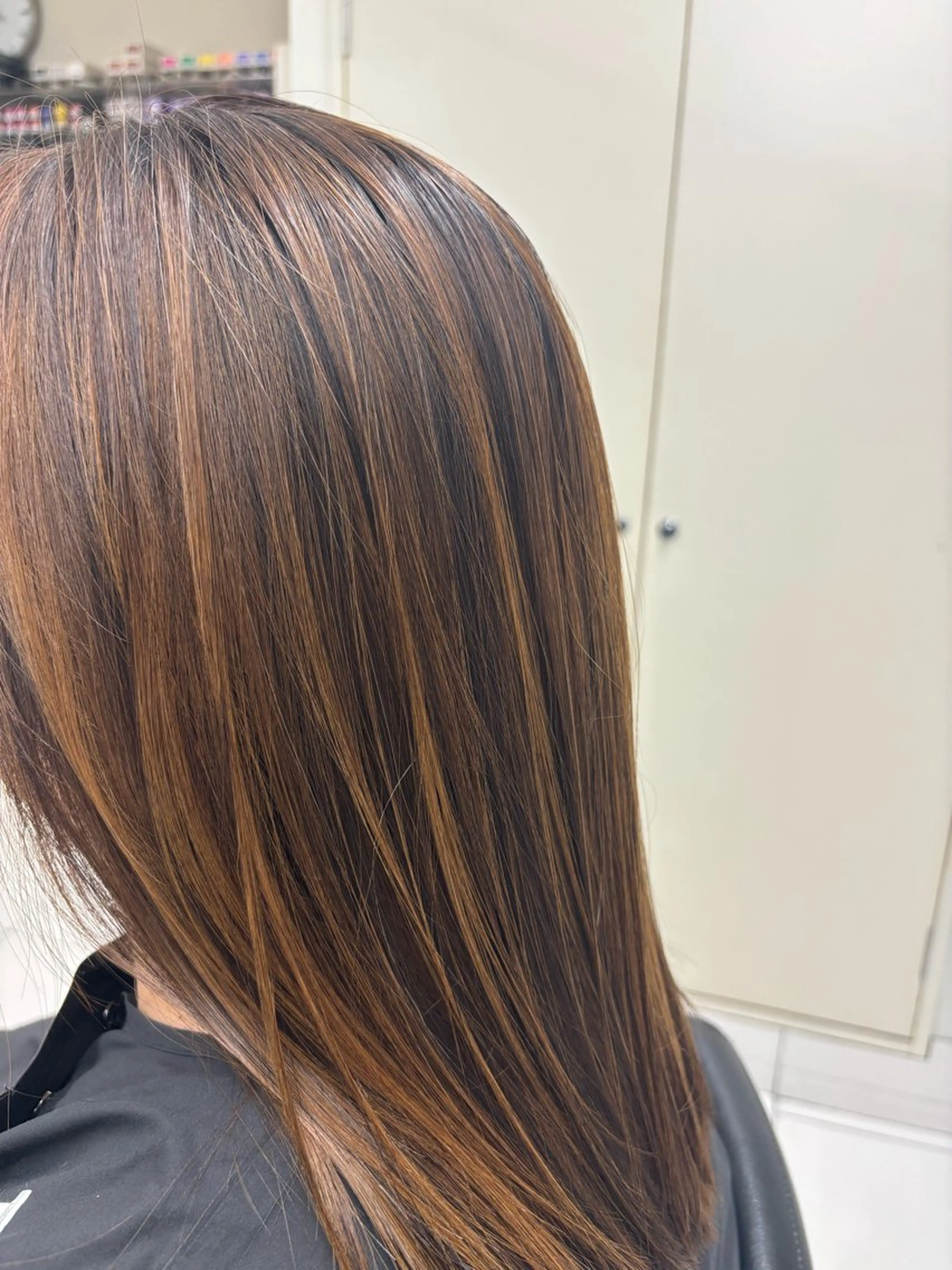 ミディアム ハイライト TONI&GUY速寿 勇希のヘアスタイル
