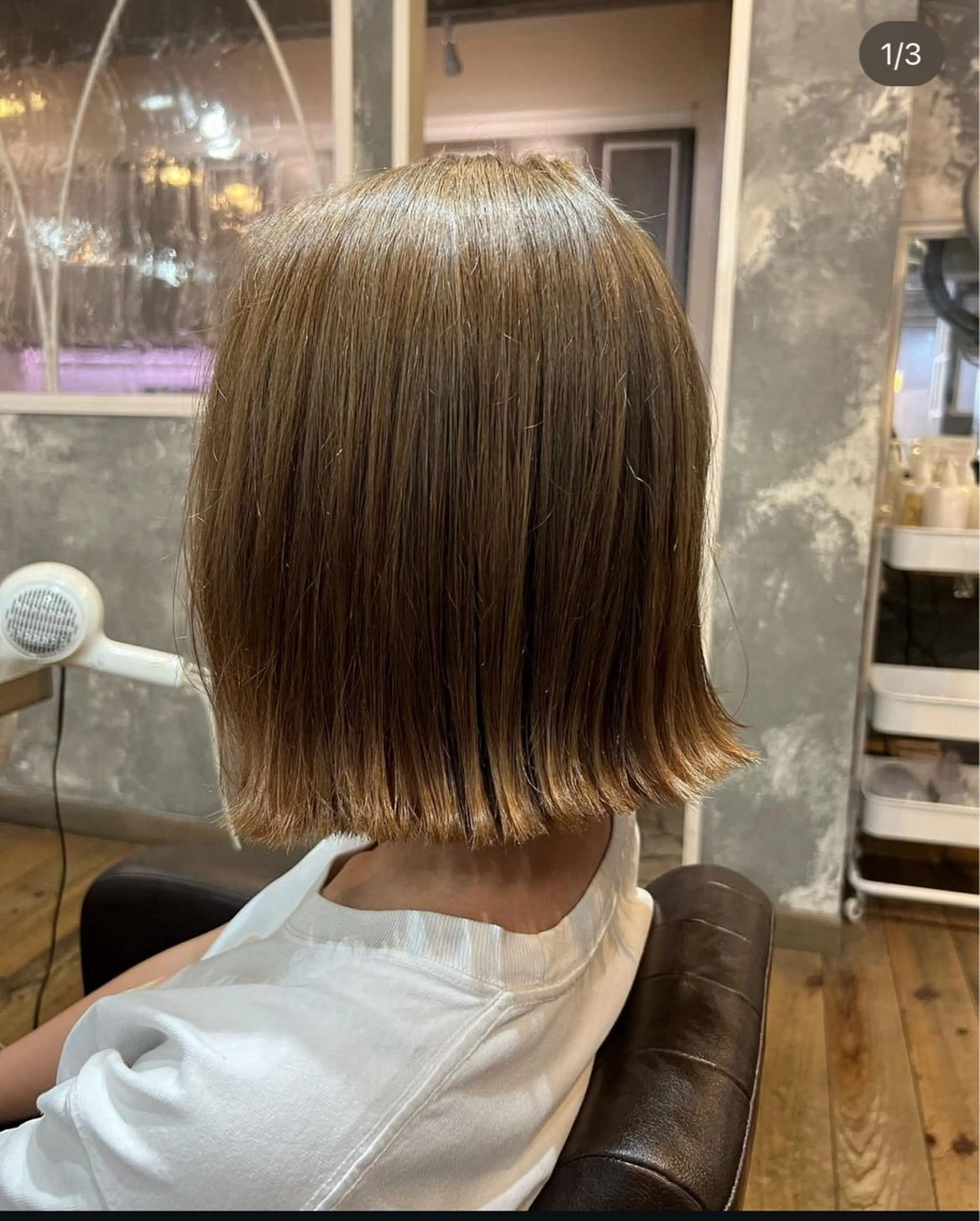 ミディアム カラー HAIRLABO 篠崎空竜のヘアスタイル