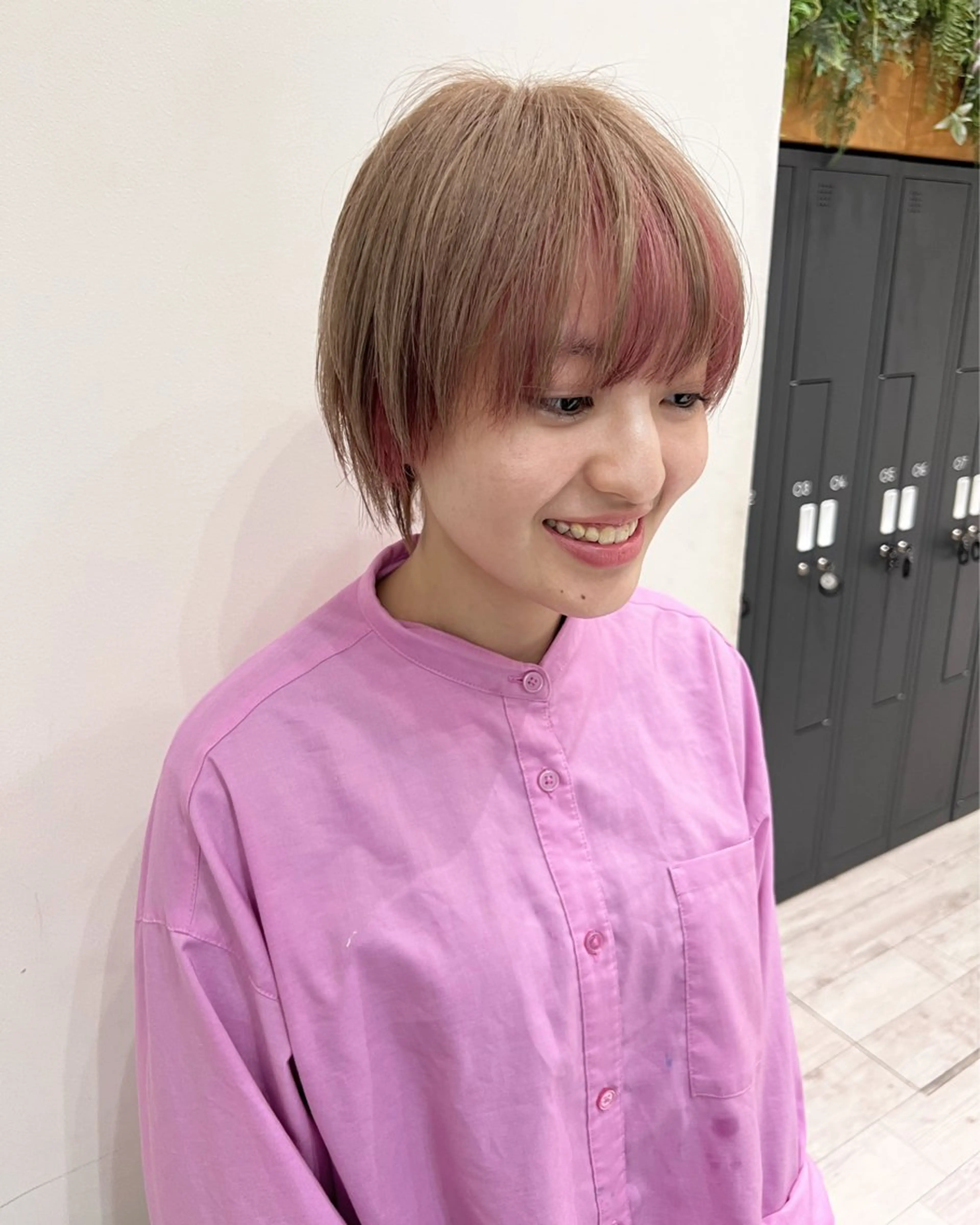 ショート 顔まわり🎀レイヤー 心斎橋【あやか】🎀のヘアスタイル