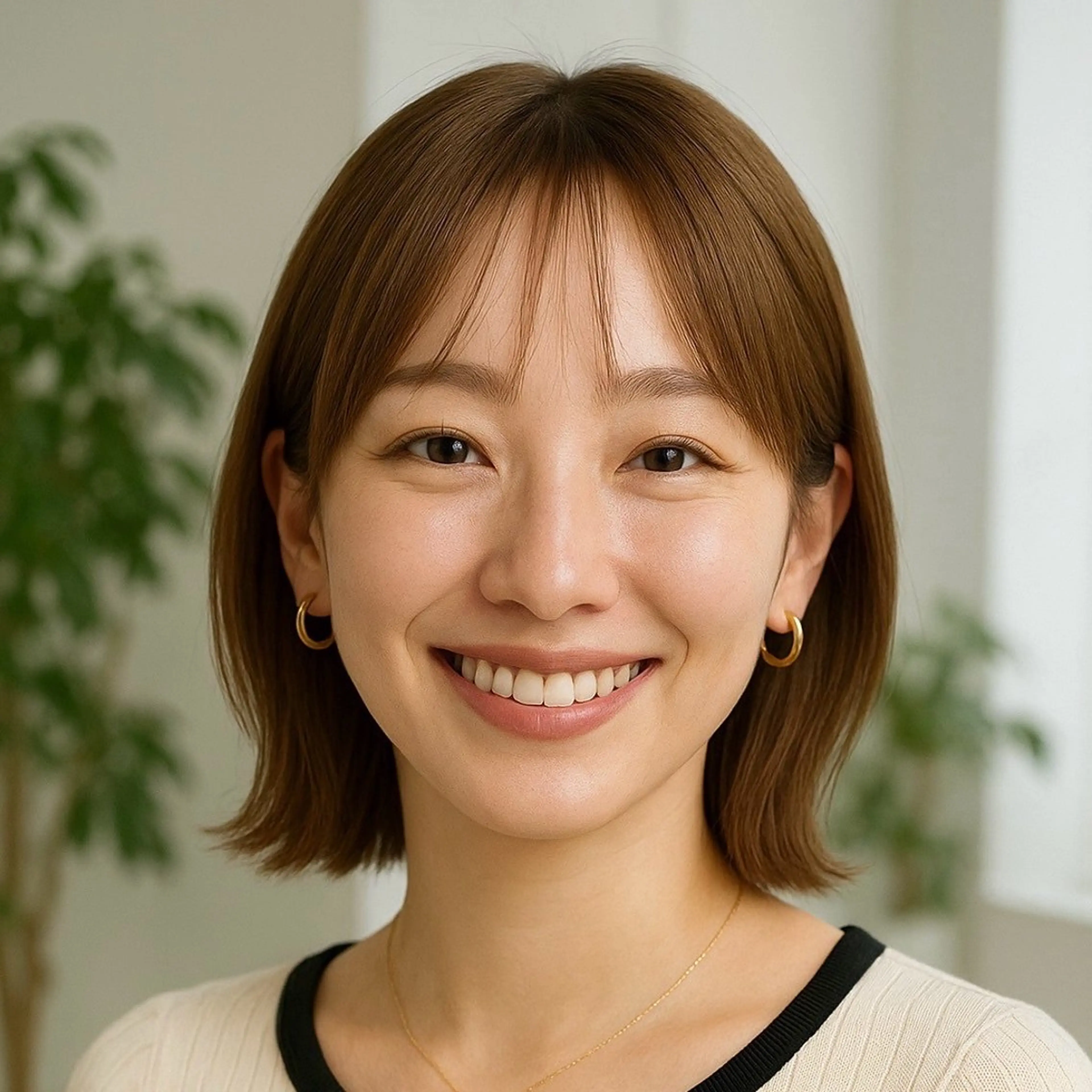 ショート 大沼 那奈のヘアスタイル