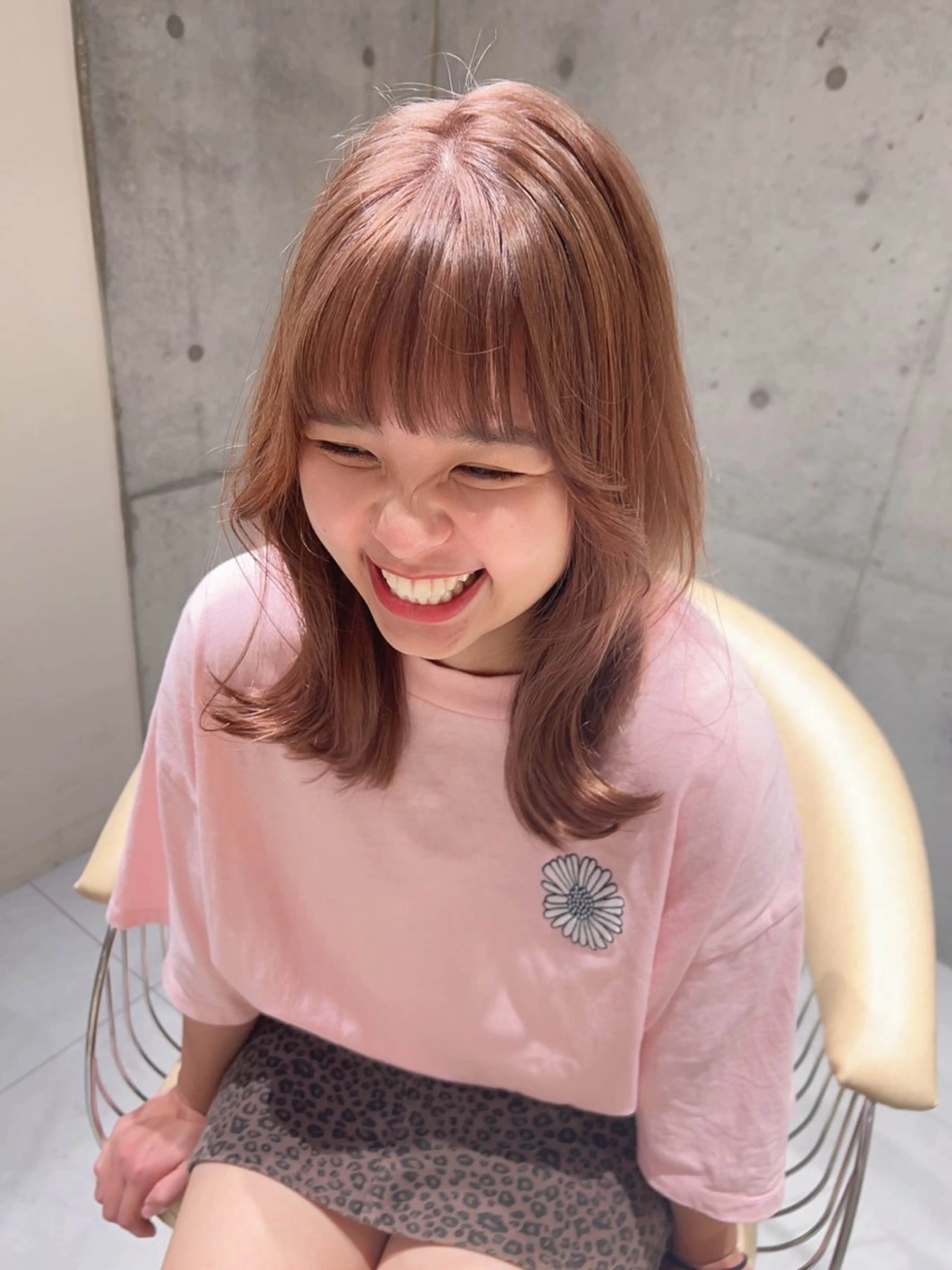 ミディアム 顔周り🇰🇷韓国 レイヤー/モエのヘアスタイル