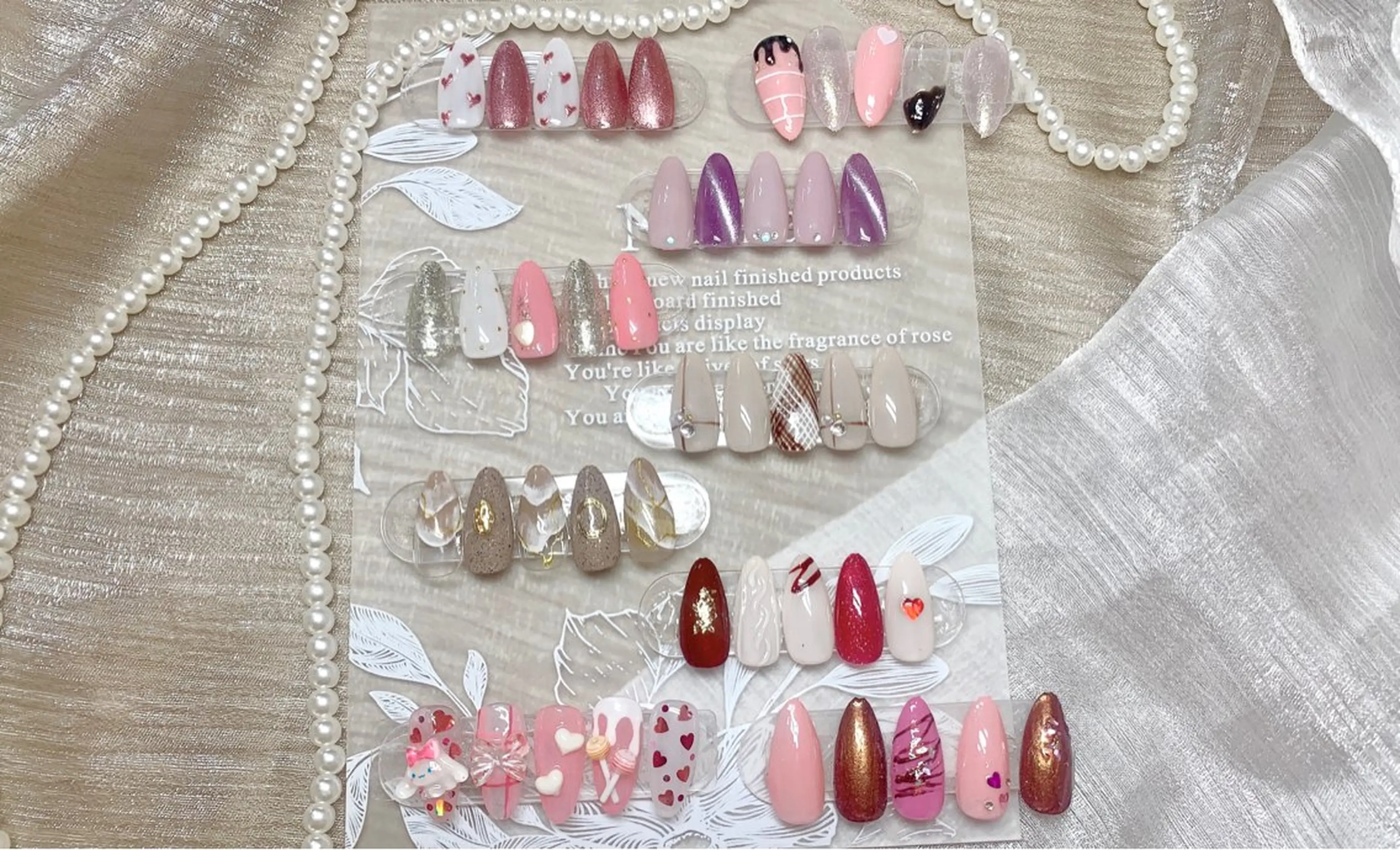 ネイル バレンタイン Melody メロディのネイルデザイン