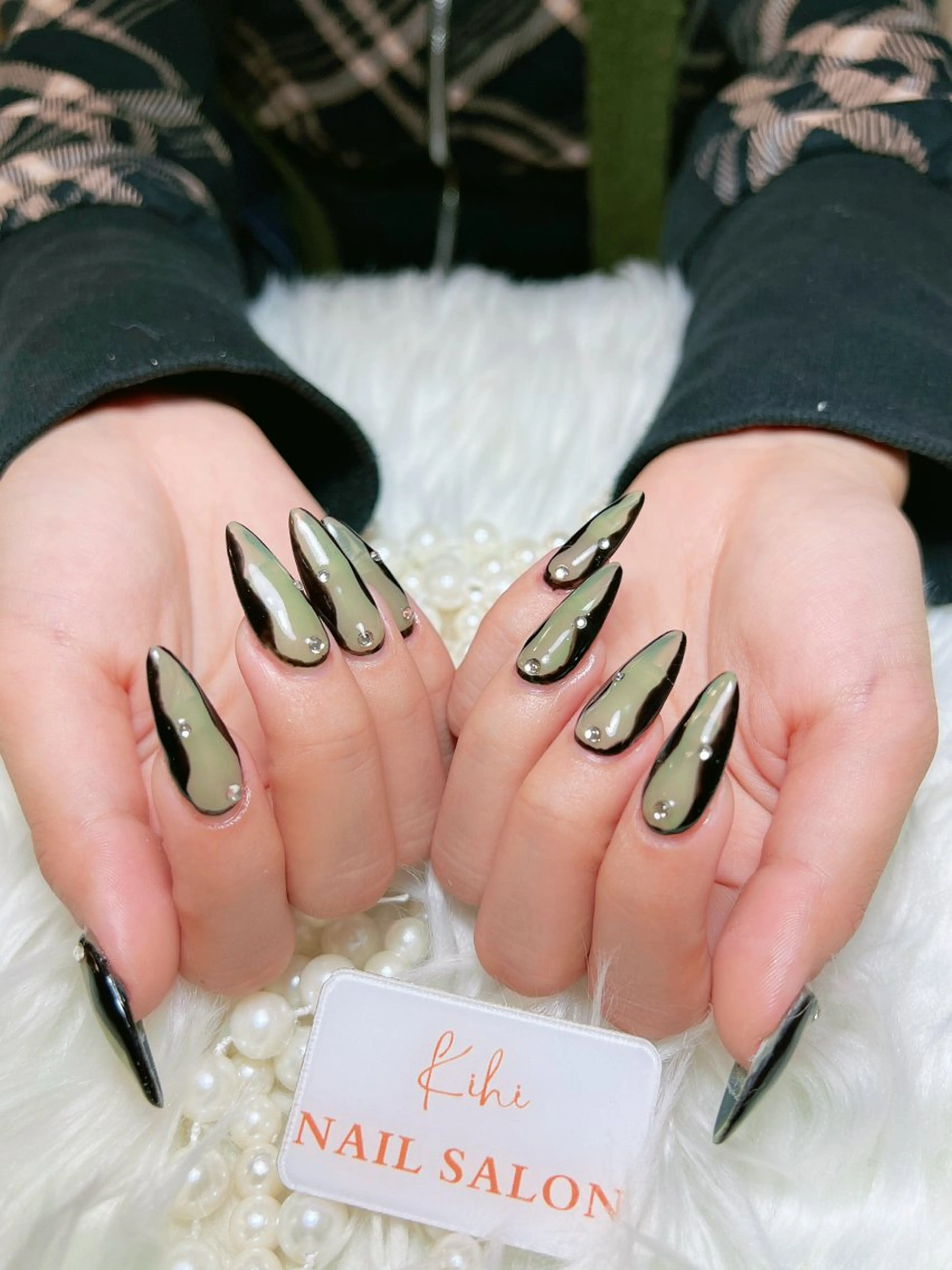 ネイル 持ち込み ネイルチップ 米澤 ハナユキのネイルデザイン