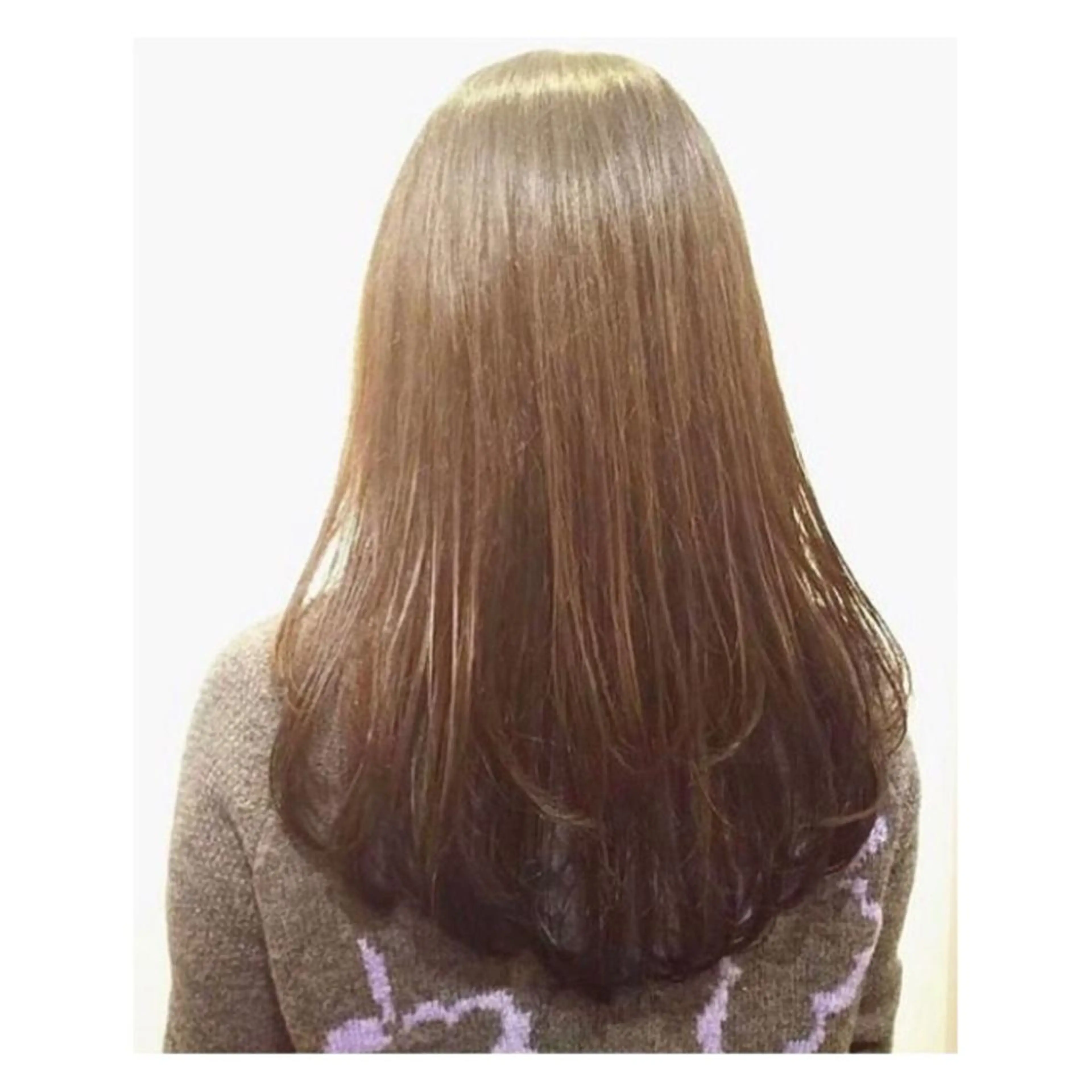 ロング カット ヘアカラー トリートメント 中野 誠子のヘアスタイル