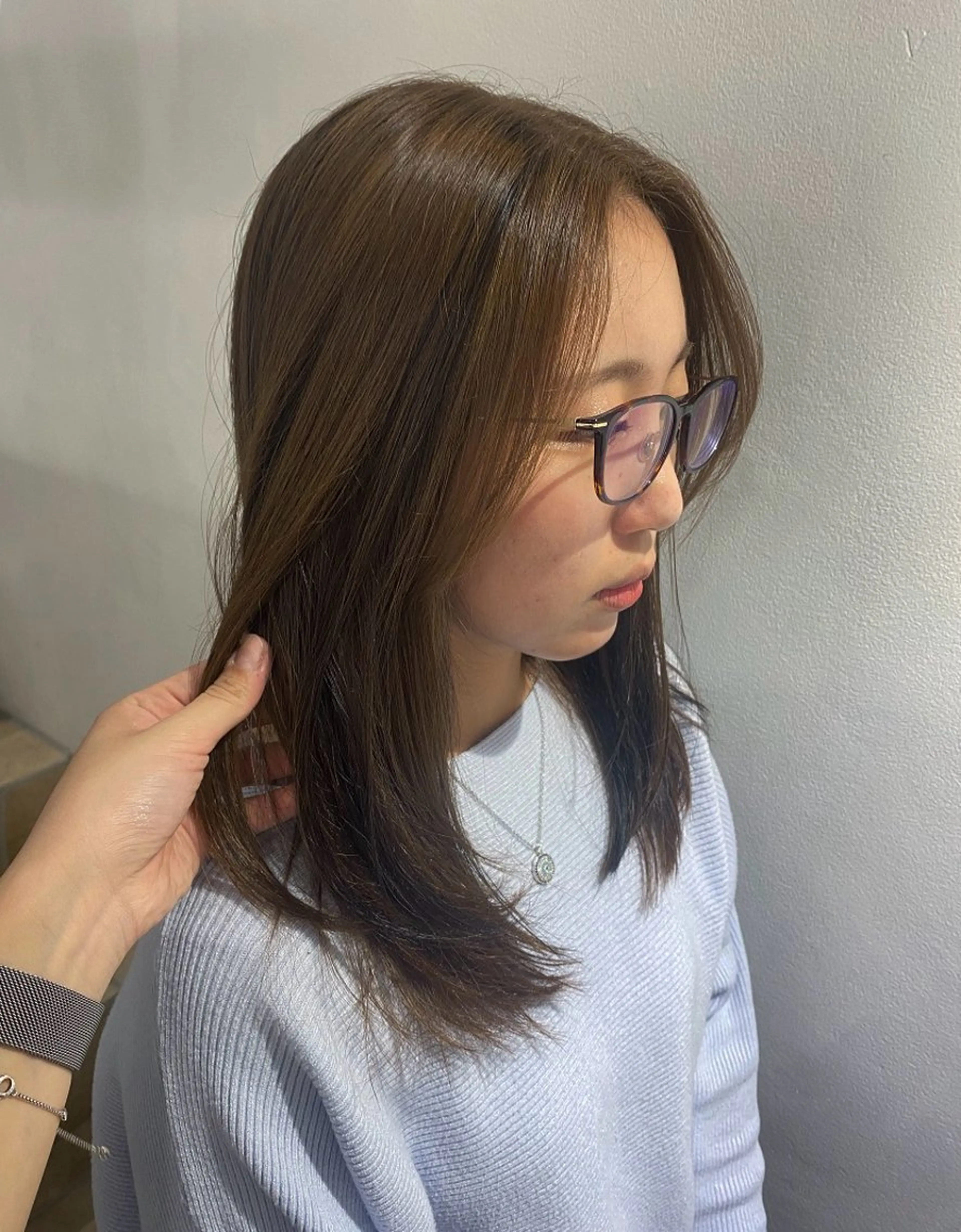 5/23(土)19時限定‼️ 【レディース限定】デザインカラー+超音波アイロン付きヘアマスク✨️の写真