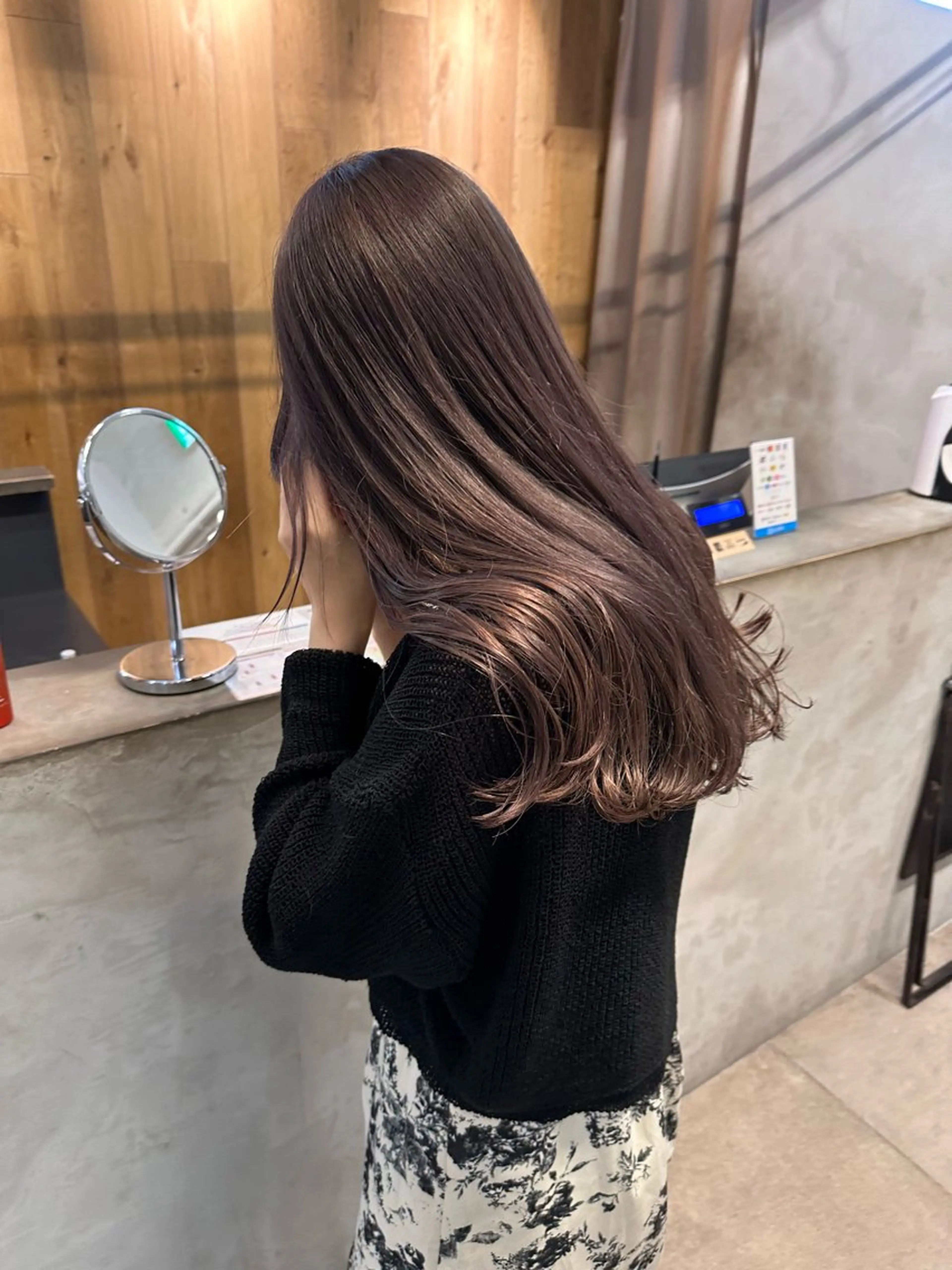 ロング カラー REINA☁️透明感 カラー/ぷつっと♡のヘアスタイル