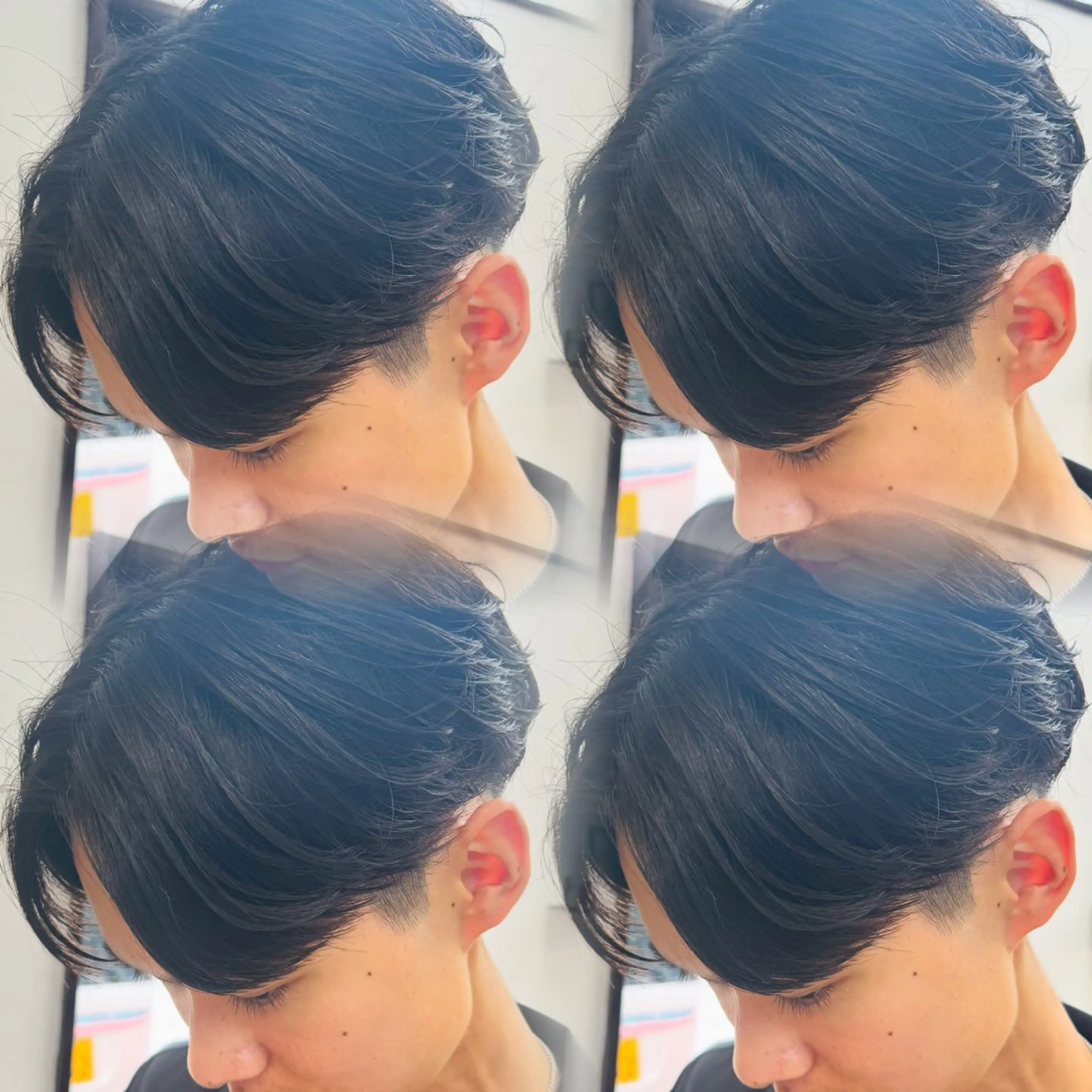 ミディアム メンズ ミディアムパーマ メンズパーマ カット パーマ 焼津メンズパーマ特化 大石雄生のヘアスタイル