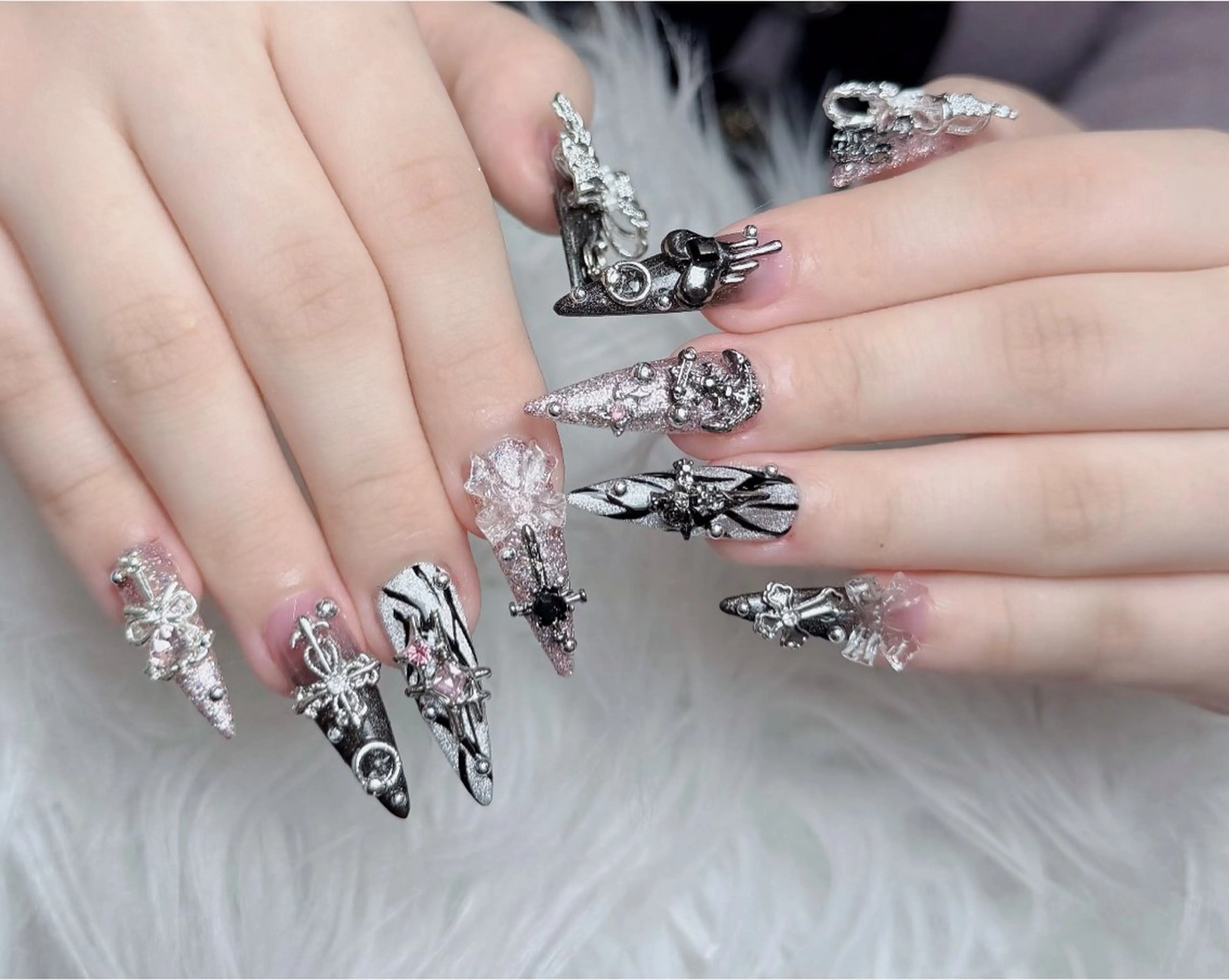 ネイル アートネイル 持ち込み ハンドネイル Lenie Nail Salonのネイルデザイン