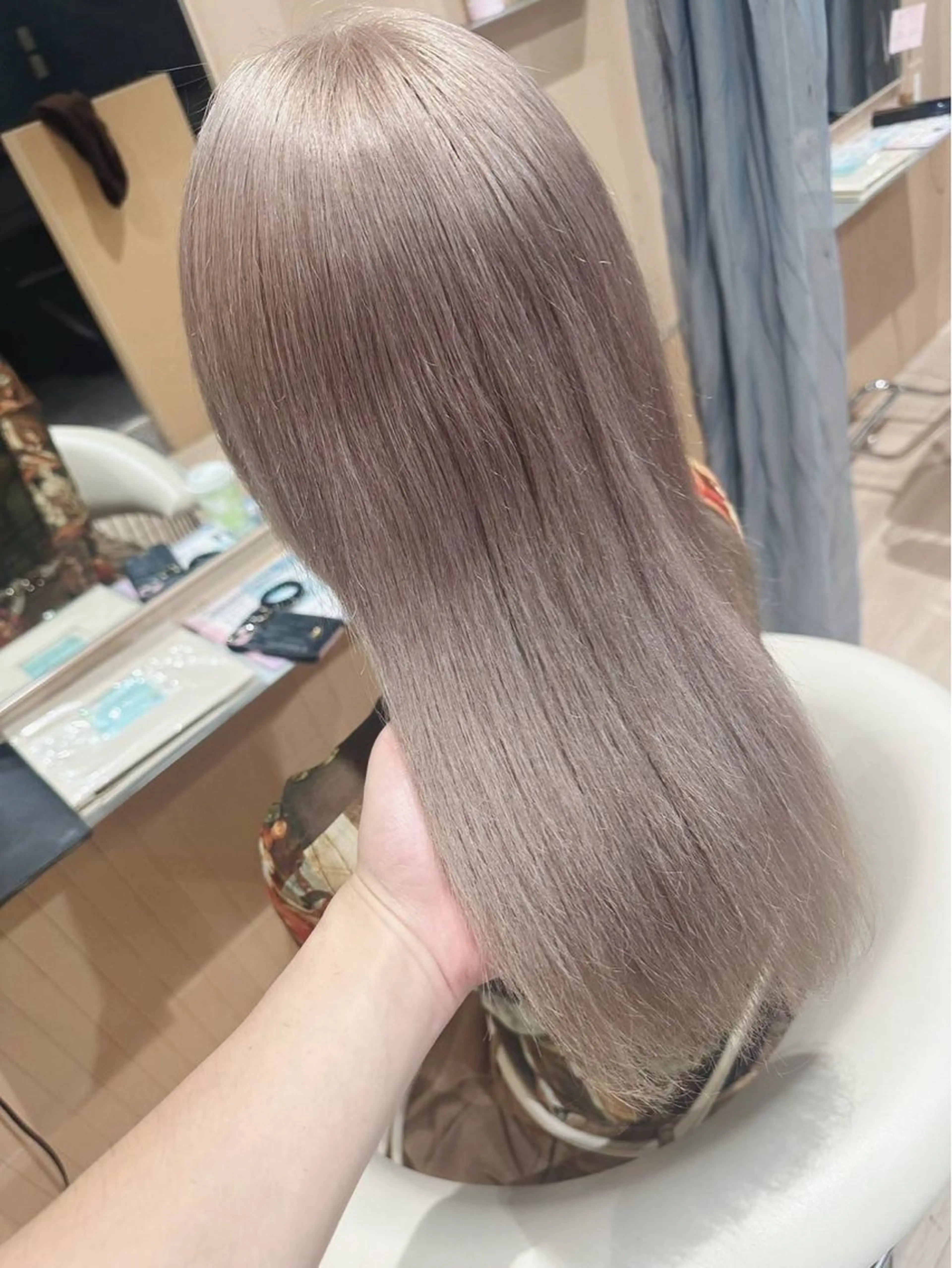 ロング カラー ヘアカラー レイヤー/ショート chere狭山のヘアスタイル