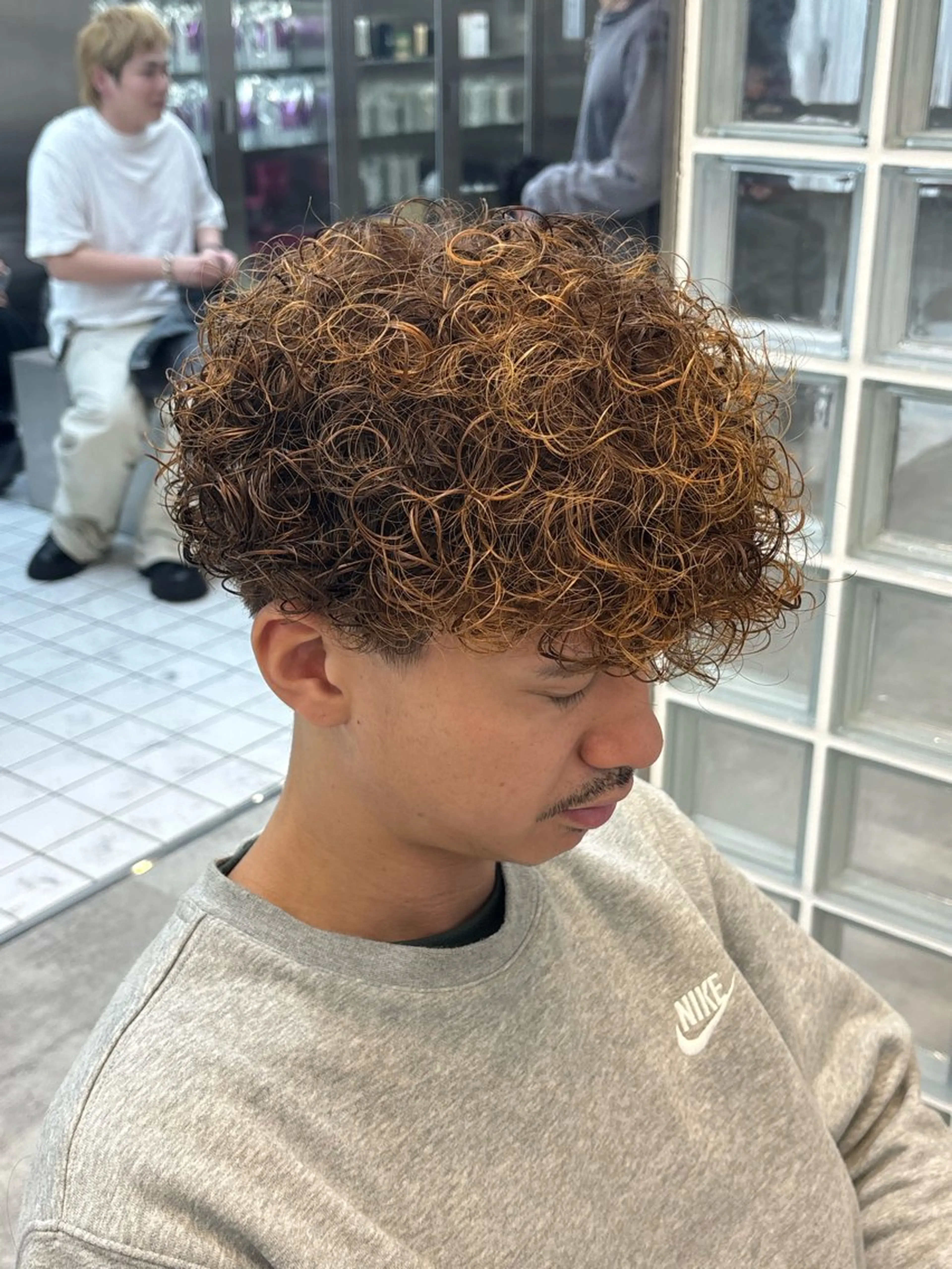 カラー パーマ メンズ カット パーマ fifth 武正 琉生のヘアスタイル