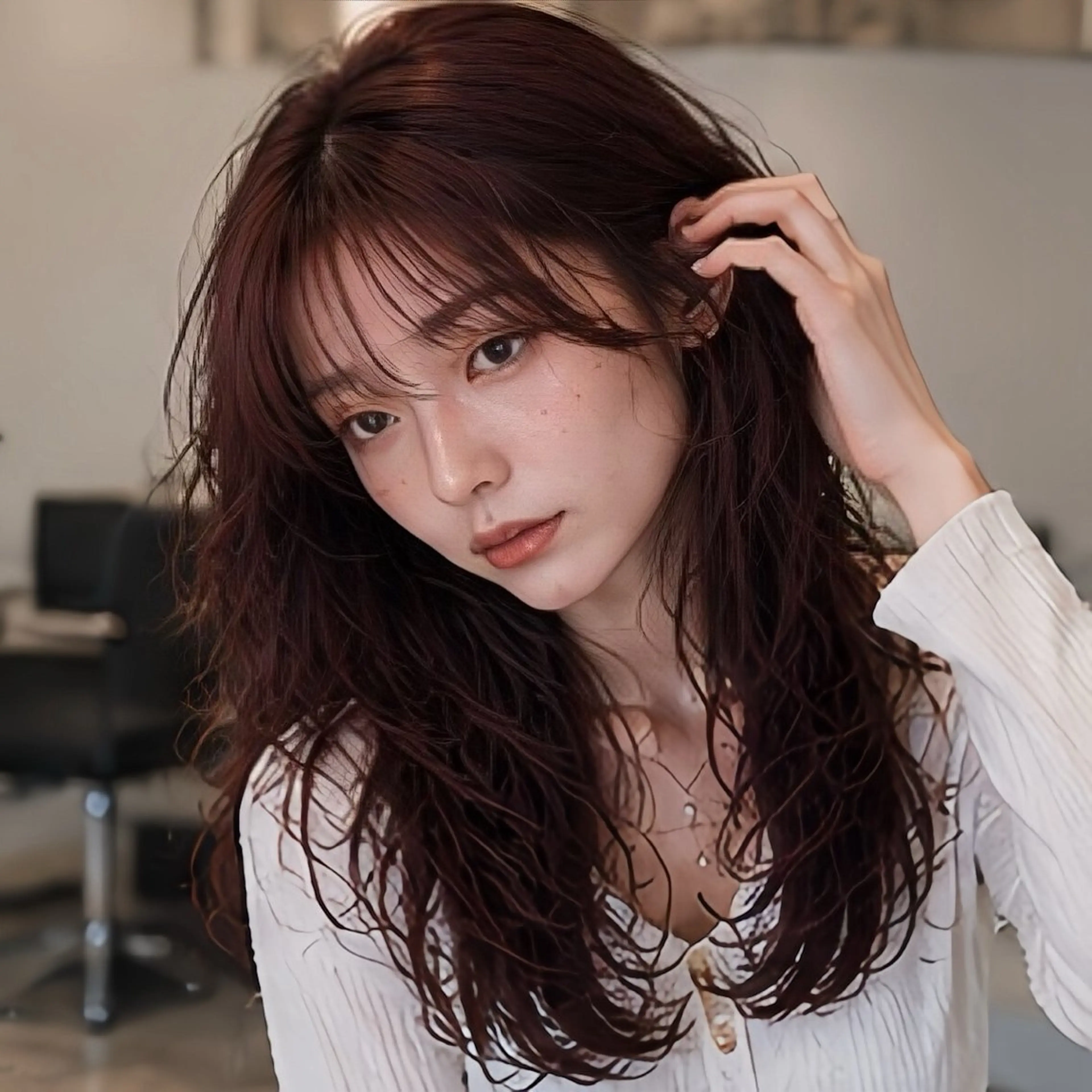 カラー カット ヘアカラー 縮毛矯正 池袋/前髪/顔周り 🎀髪質改善おばかんのヘアスタイル