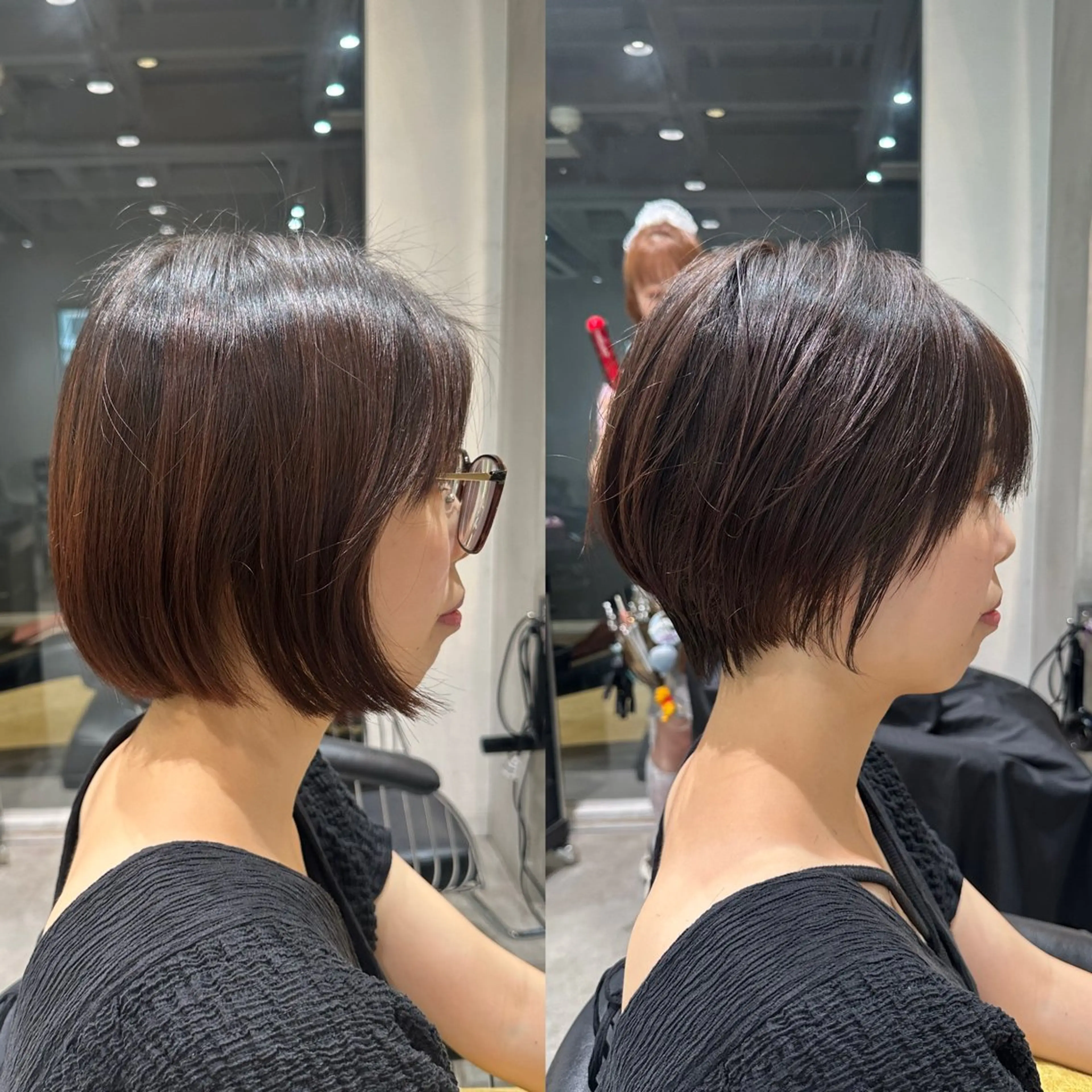 ショート ショートヘア 小顔カット カット ヘアカラー トリートメント ヘッドスパ taiga レイヤー /髪質改善/矯正🌈のヘアスタイル