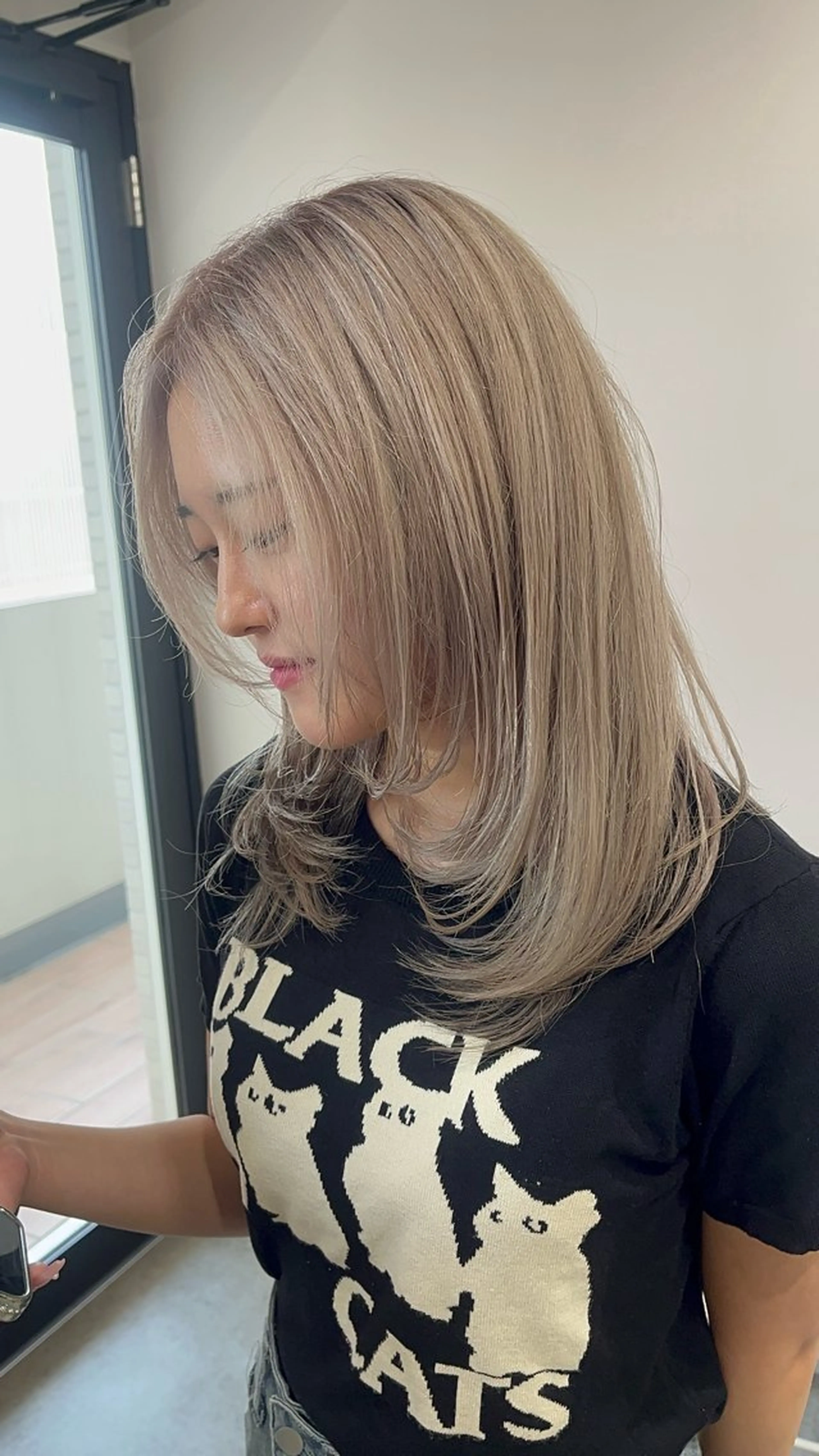 【✨オリジナルトリートメント付き✨】カット+⚡️オリジナルブリーチカラー⚡️の写真