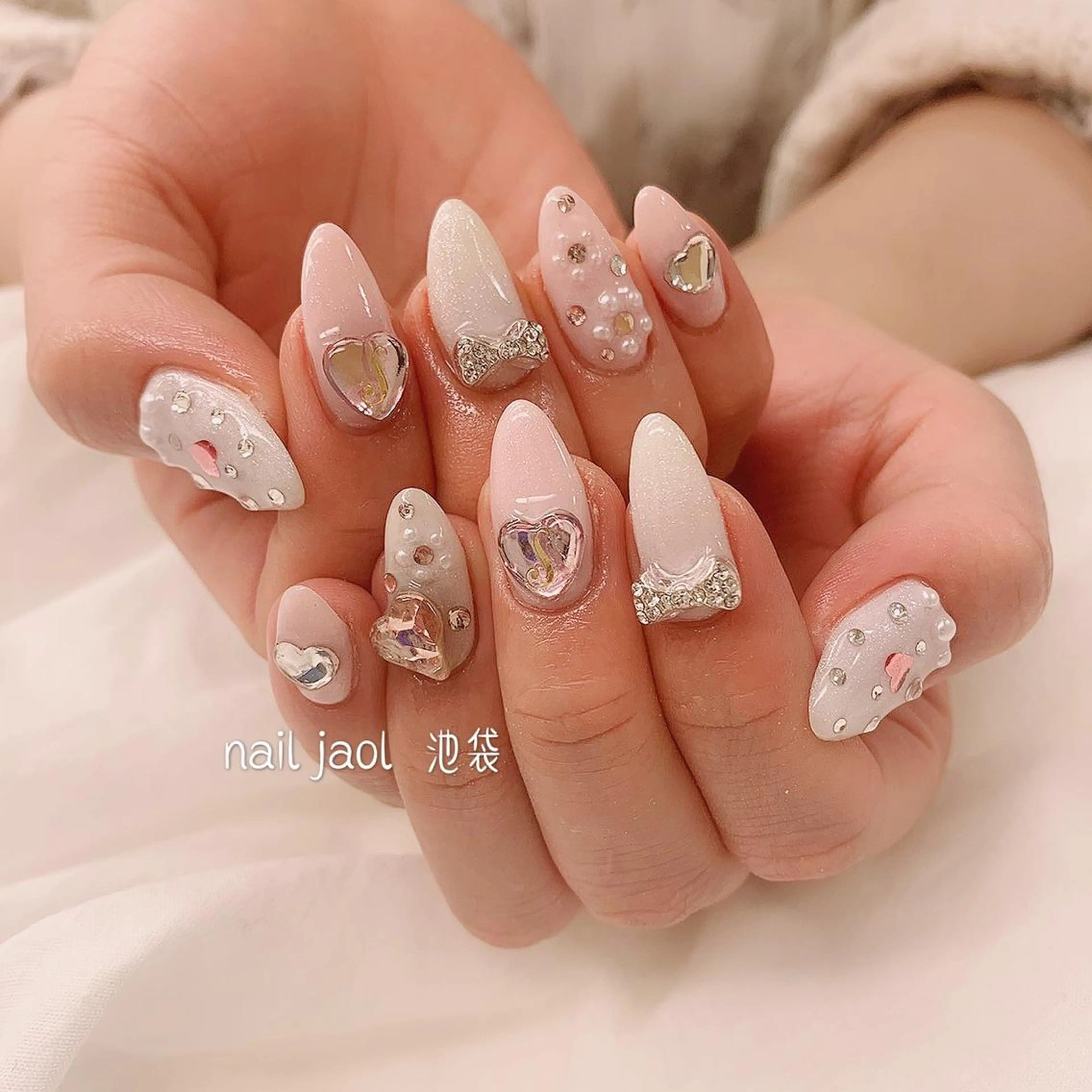 セミロング ネイルJaol 池袋のネイルデザイン