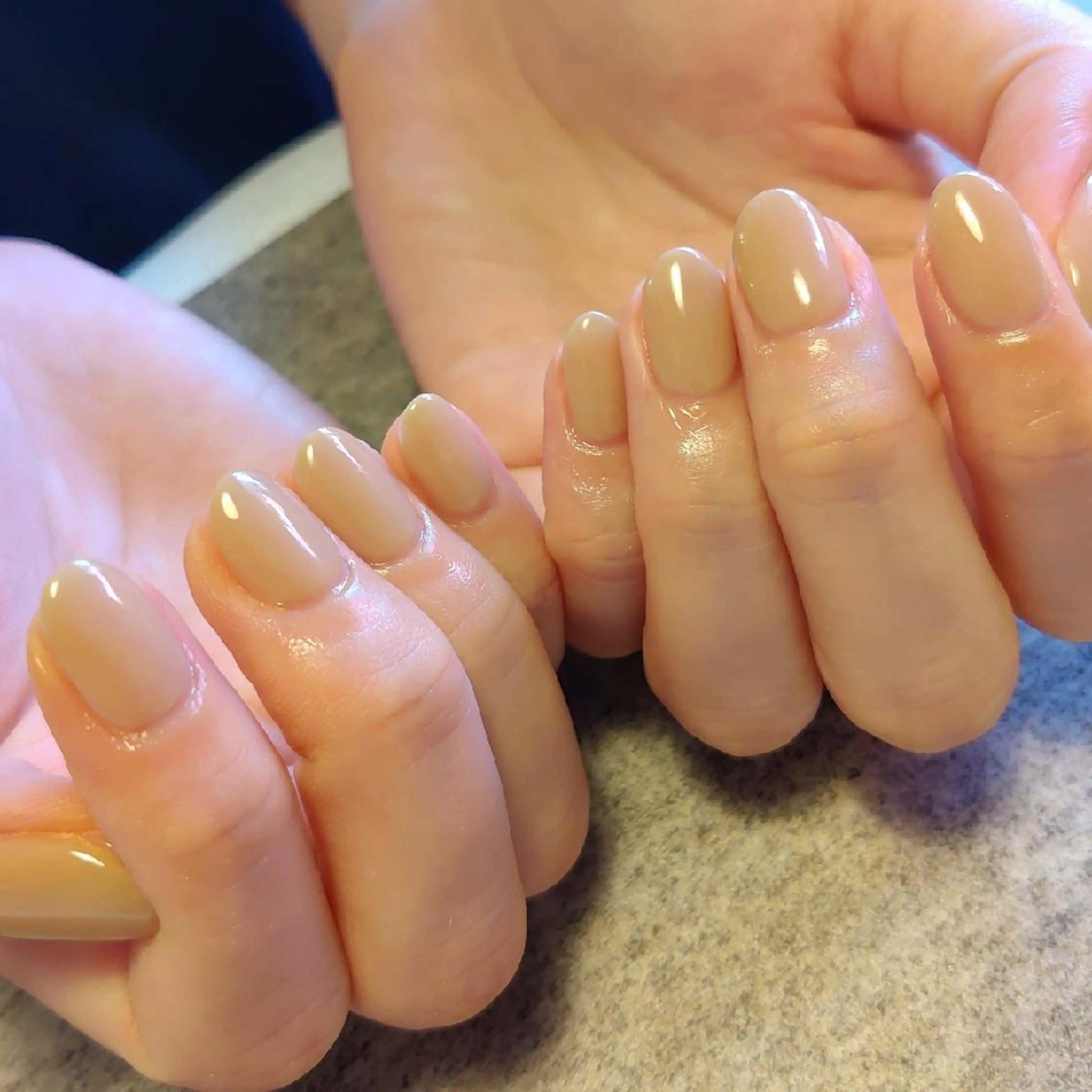 ネイル ワンカラーネイル ジェヌインネイル 河内のネイルデザイン