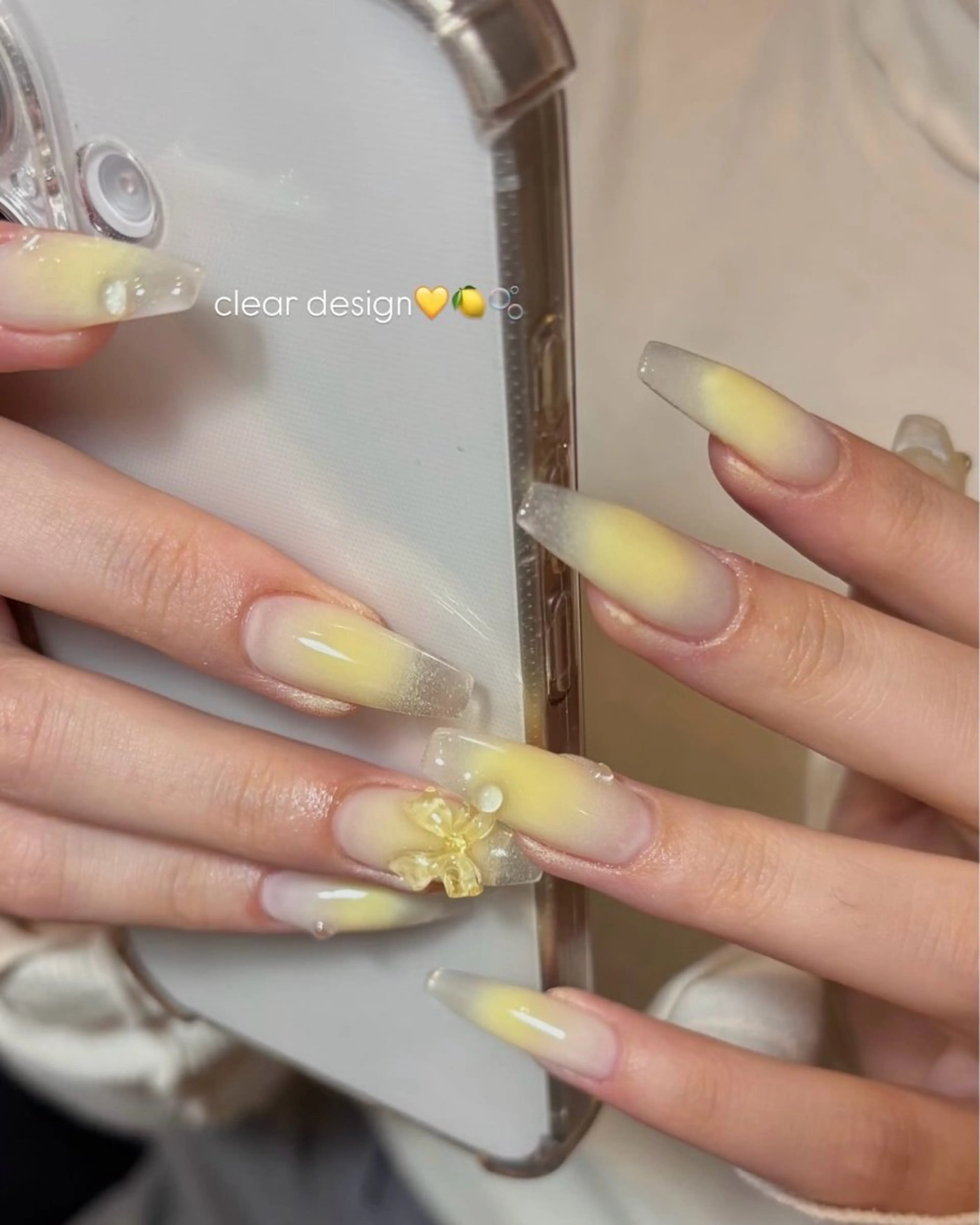 ネイル 長さ出し ハンドネイル Ballie/ Mizukiのネイルデザイン