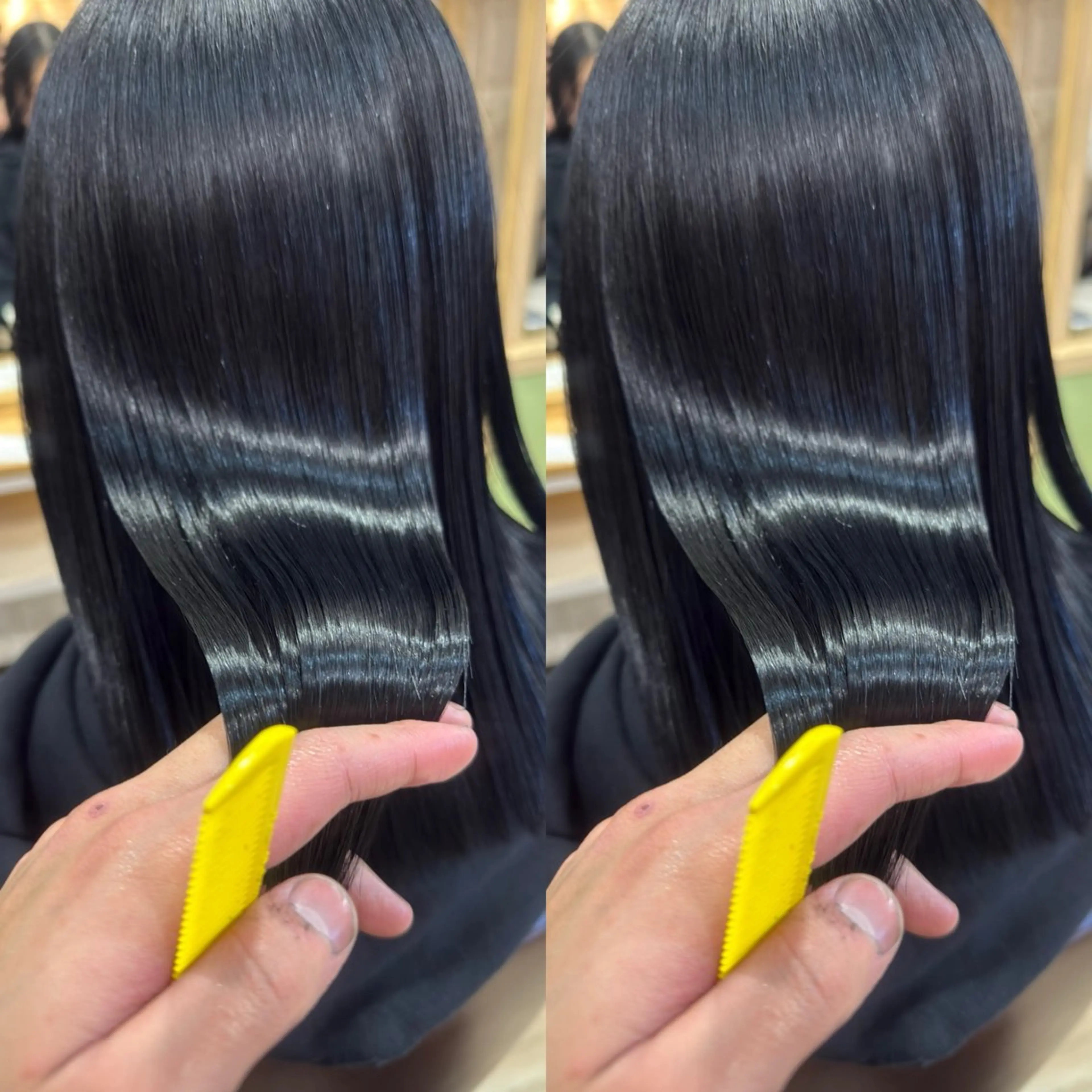 セミロング カラー カット ヘアカラー 🌈派手髪ハイトーン 🌈鈴木亮太🌈のヘアスタイル