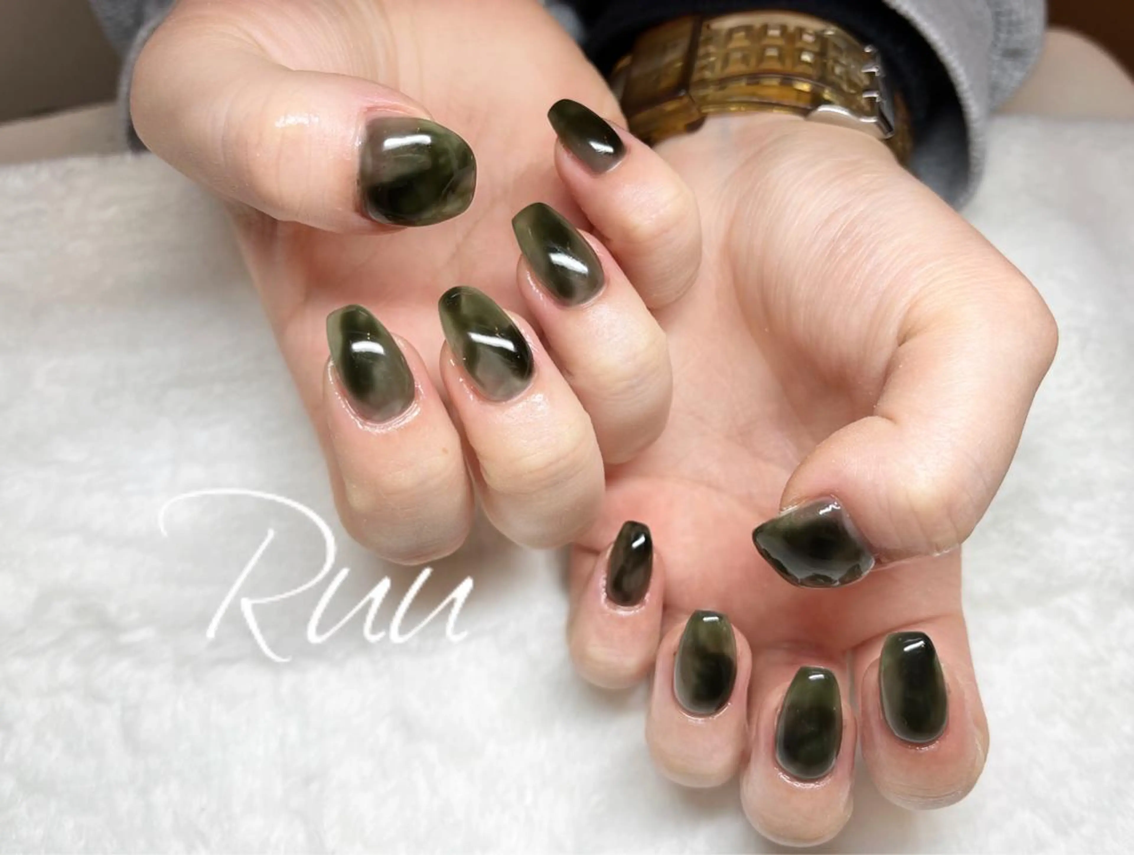 ネイル アートネイル フットネイル フレンチネイル キラキラネイル 韓国ネイル Nail salon Ruuのネイルデザイン