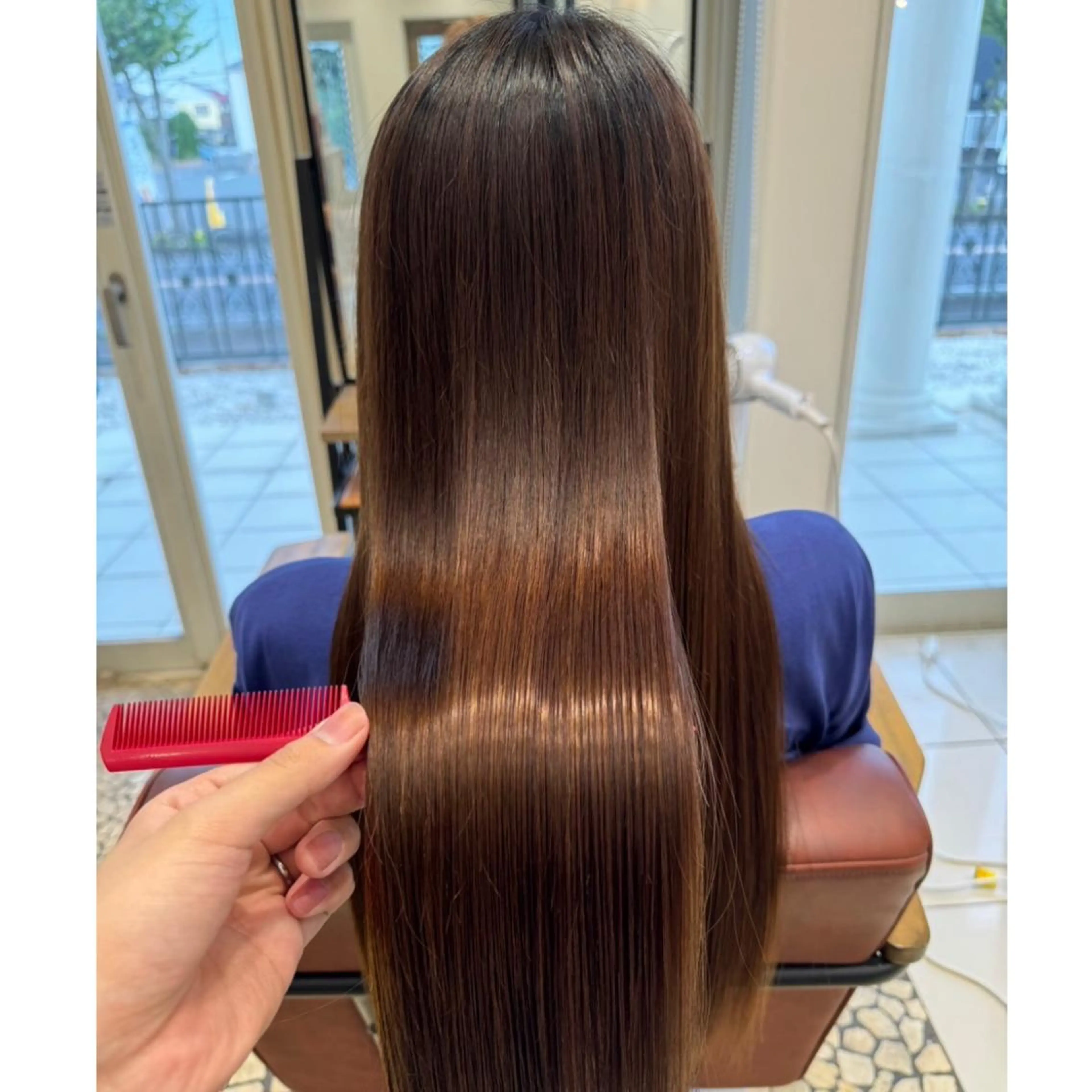 ロング 髪質改善 縮毛矯正 縮毛矯正/髪質改善 特化/冨島智基のヘアスタイル