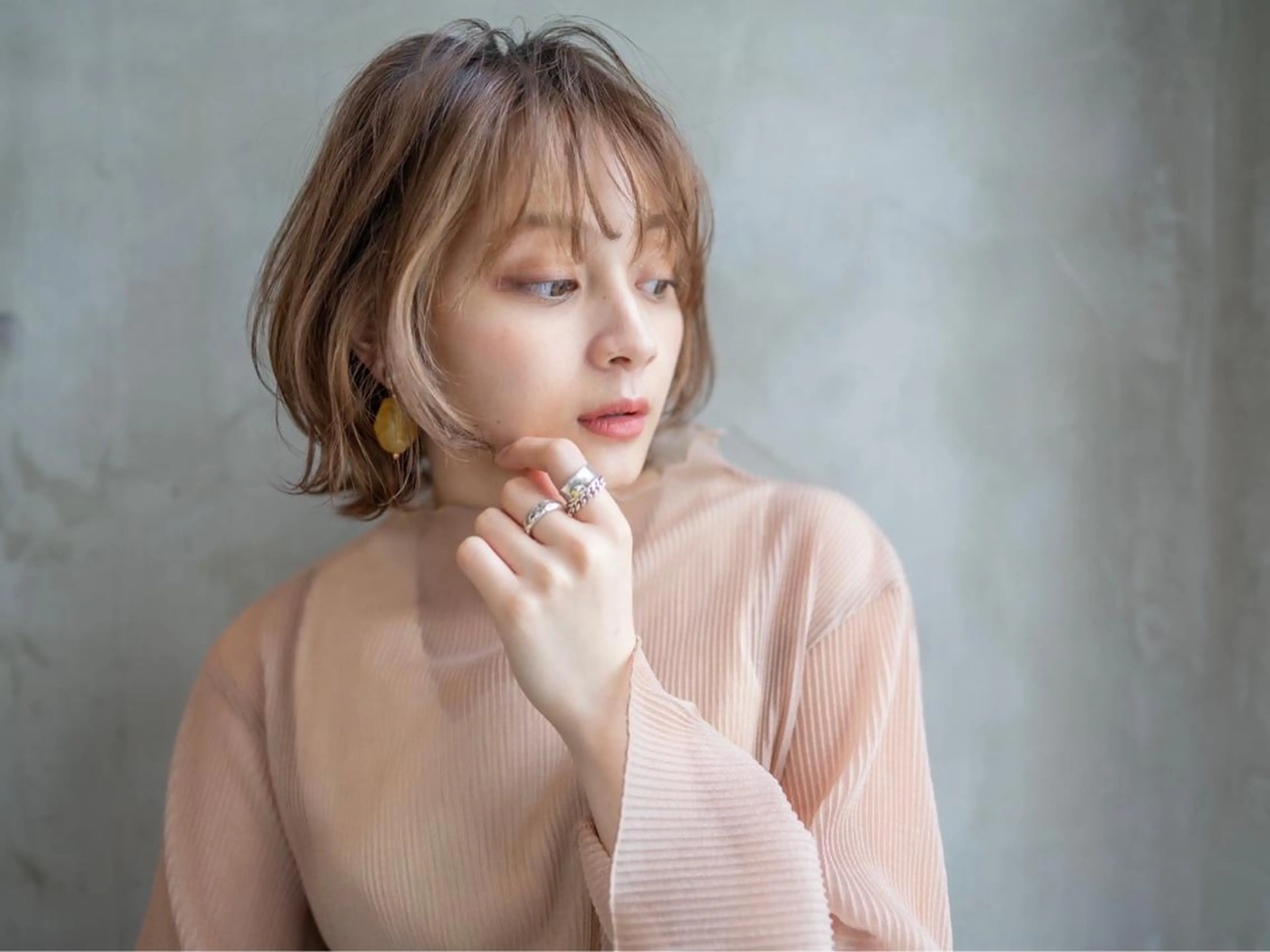 ショート カラー ショートレイヤー 丸みショート レイヤーカット ショートヘア クドウレイ fifth渋谷のヘアスタイル