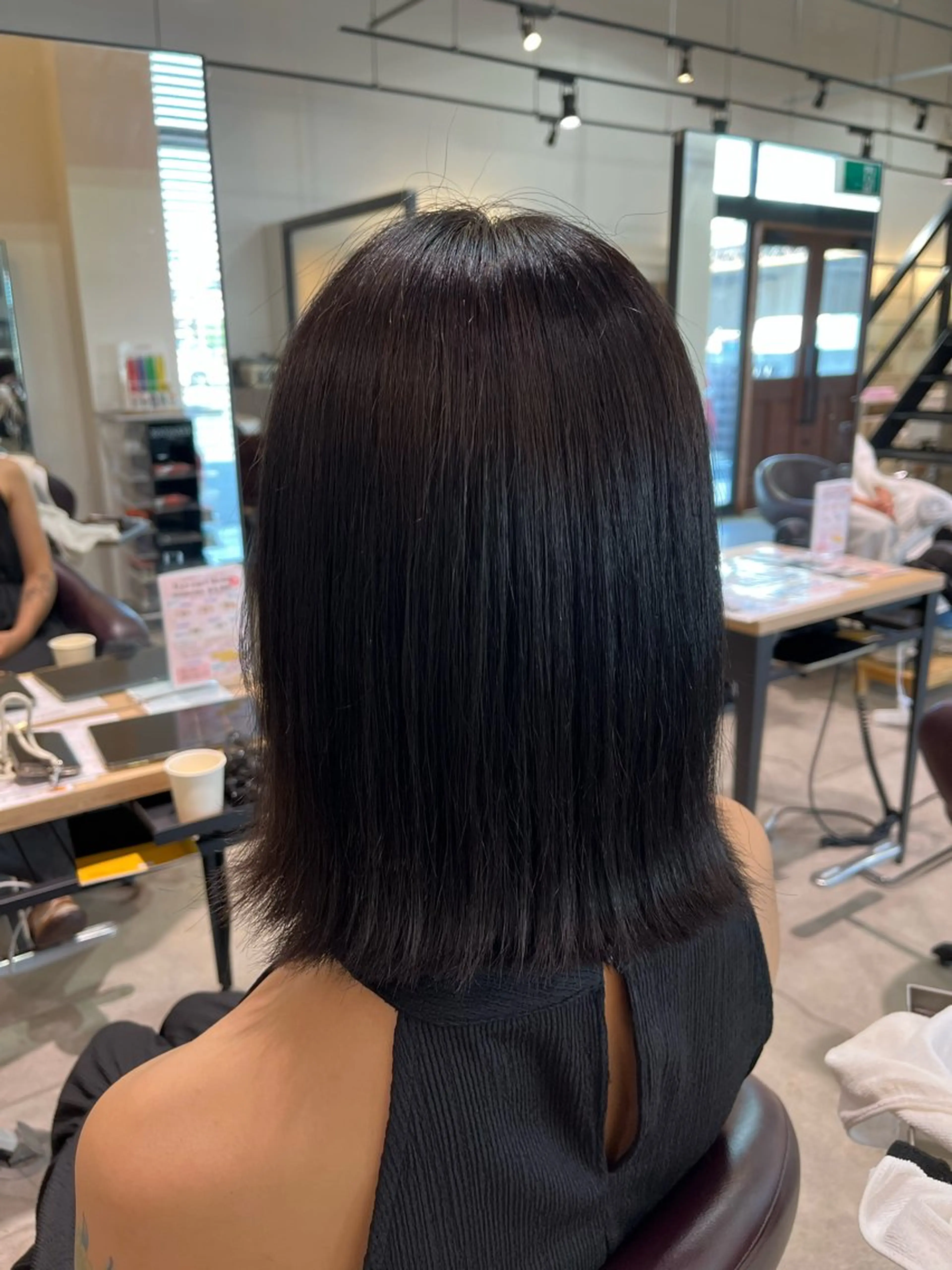 カラー 黒髪 ヘアカラー GRANDEUR 🍓Saya🍓のヘアスタイル