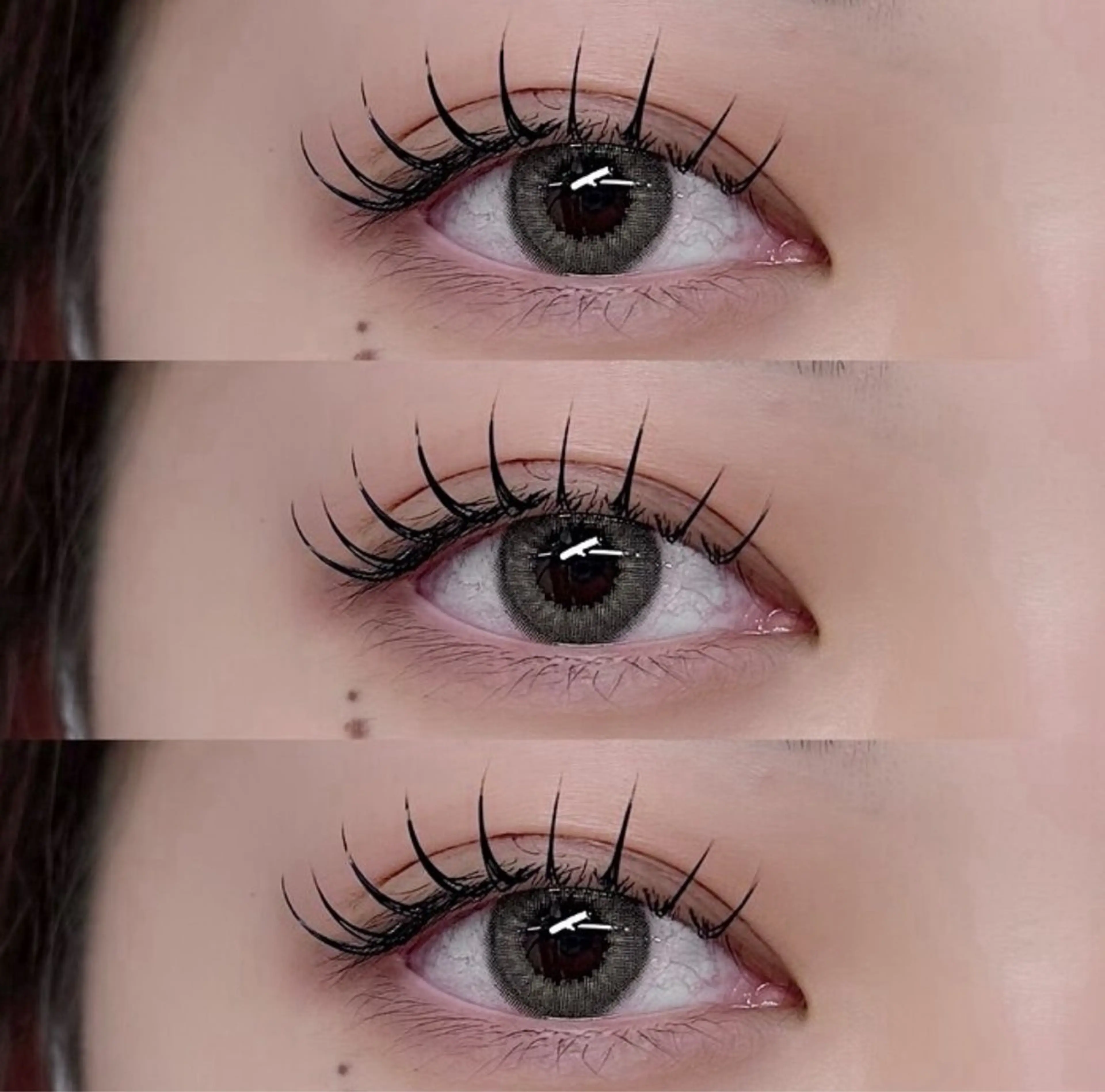 LED🌟【マツエク】韓国束感セーブル/フラットラッシュ100本保証✨の写真