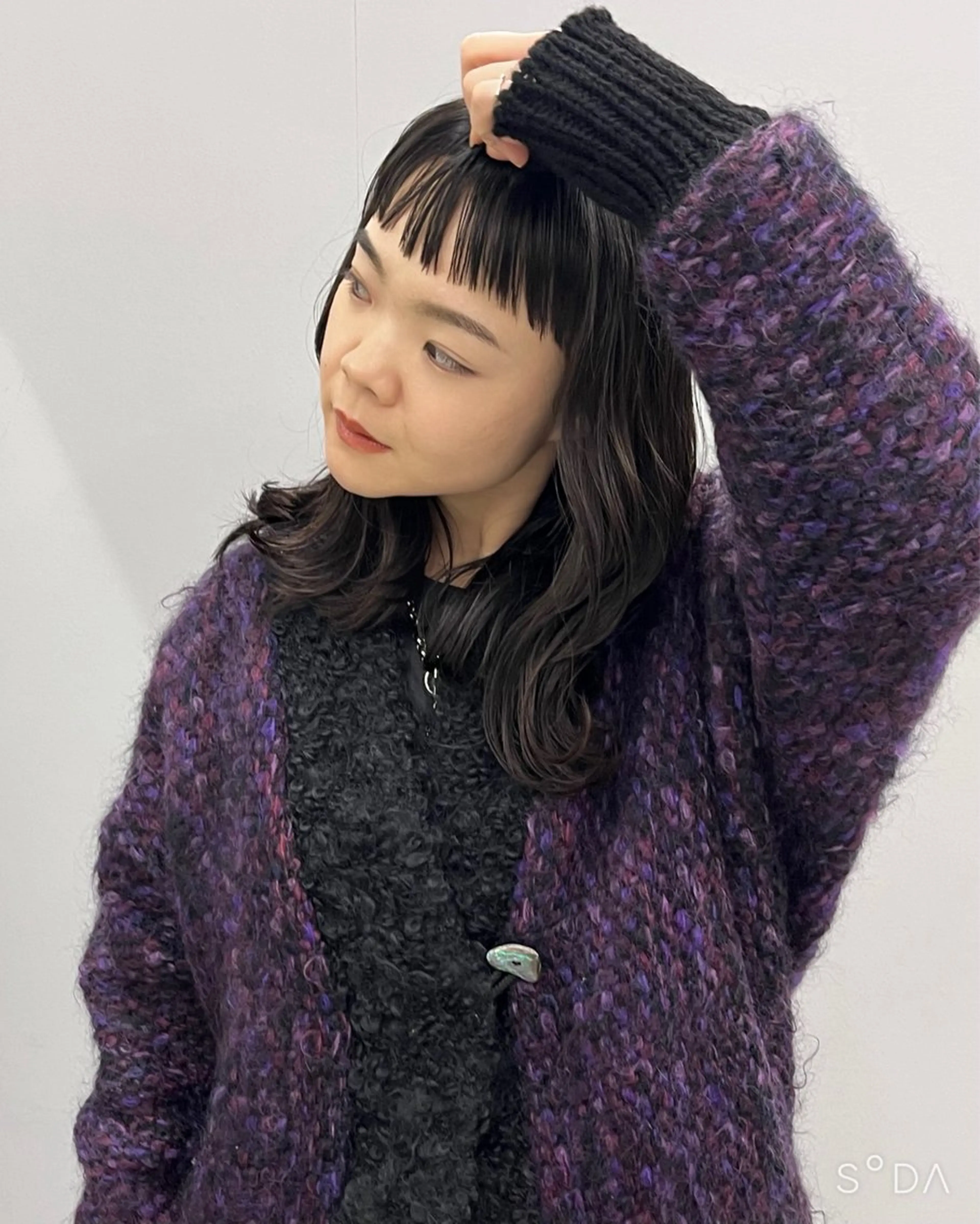 ミディアム カラー パーマ オン眉 カット ヘアカラー トリートメント ヘッドスパ 朝が楽なパーマ 🌱ショート/緒方椋のヘアスタイル